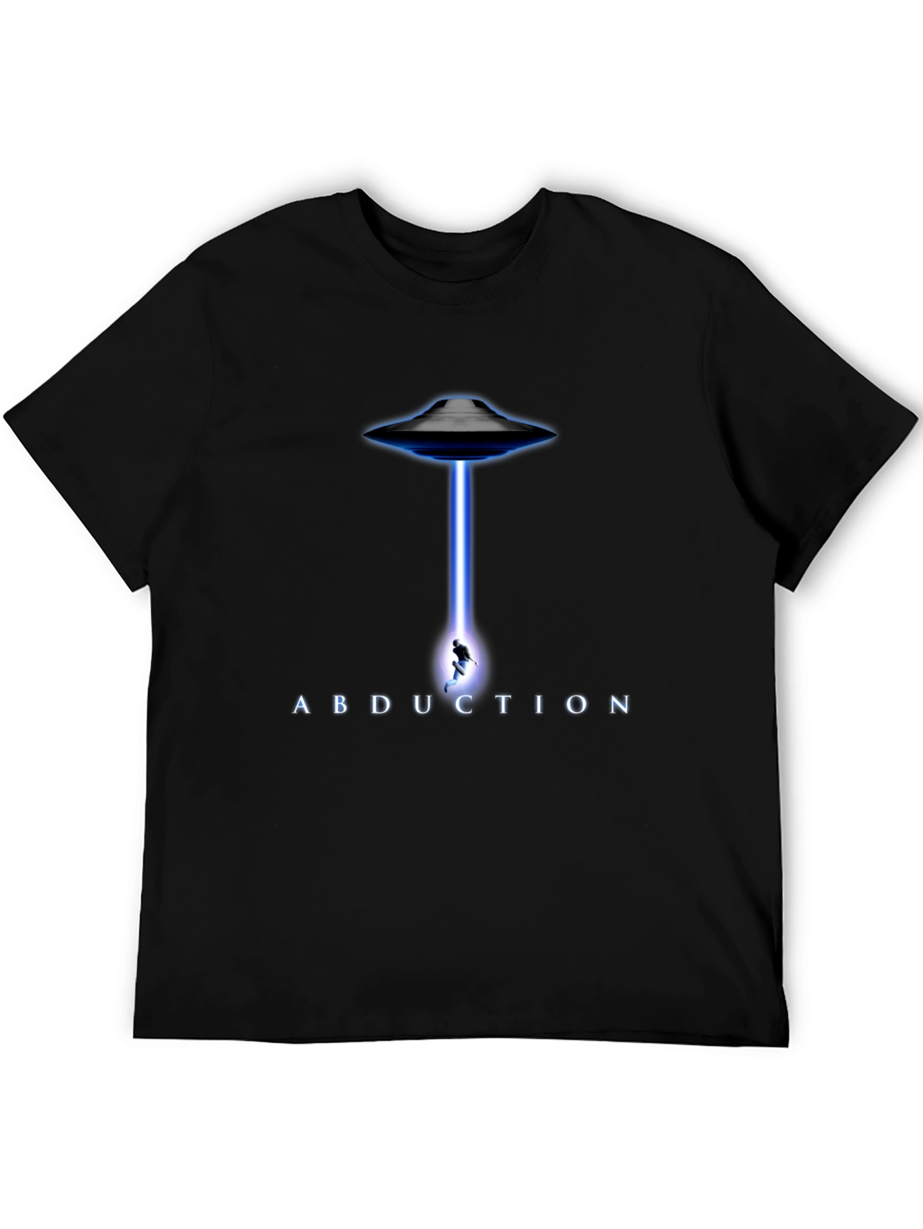 Abduction UFO Graphic T-Shirt - Black