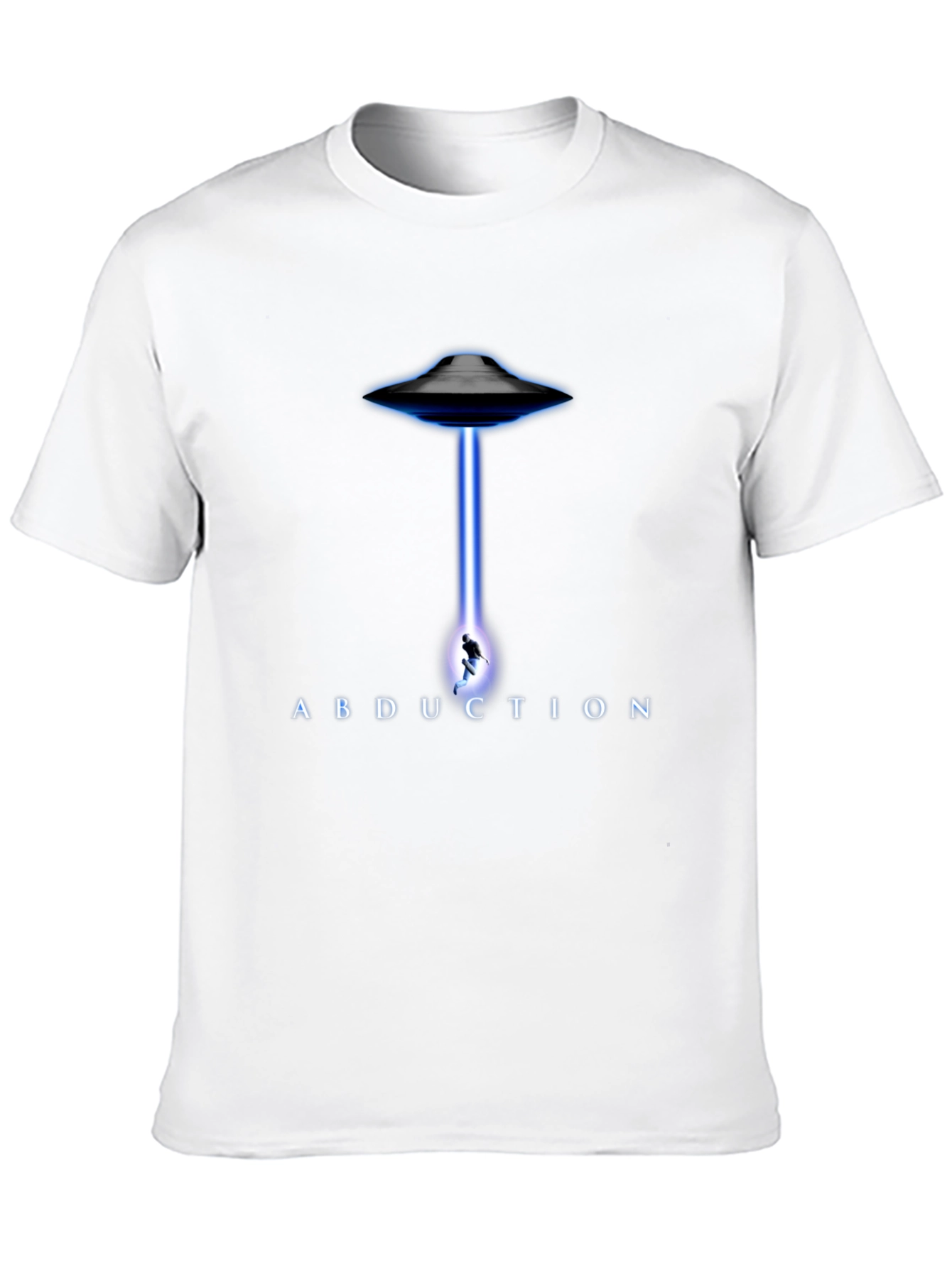 Abduction UFO Graphic T-Shirt - Black