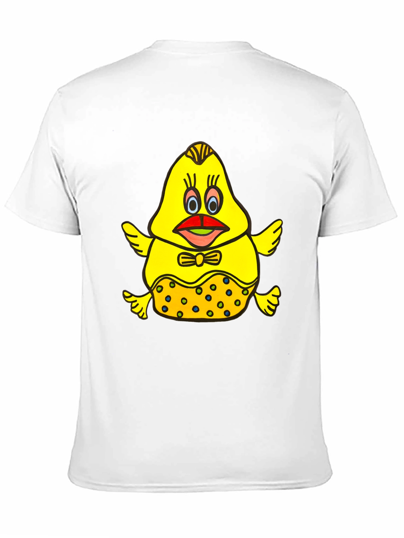 Cartoon Chick Graphic Tee - Unique and Fun!