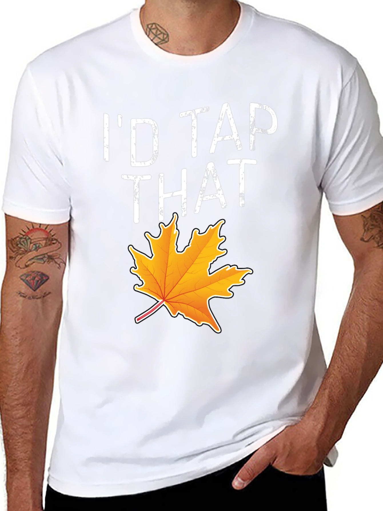 Id Tap That Maple Leaf Funny T-Shirt