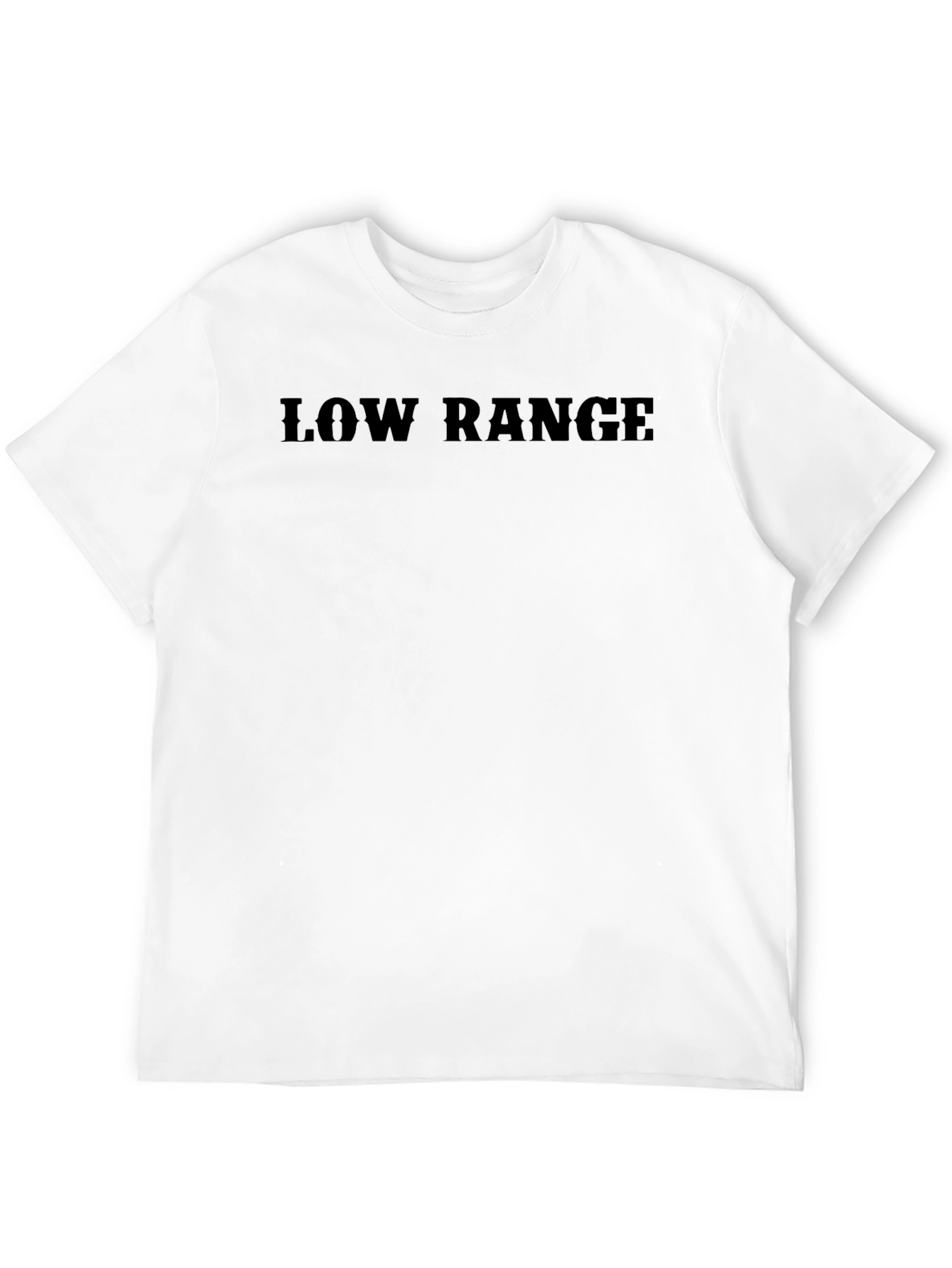 Low Range Black Graphic Tee - Mens