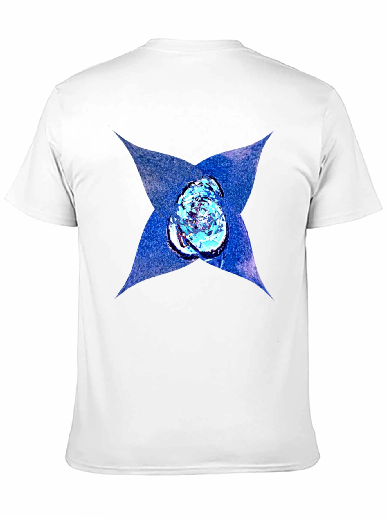 Abstract Graphic Print Black T-Shirt