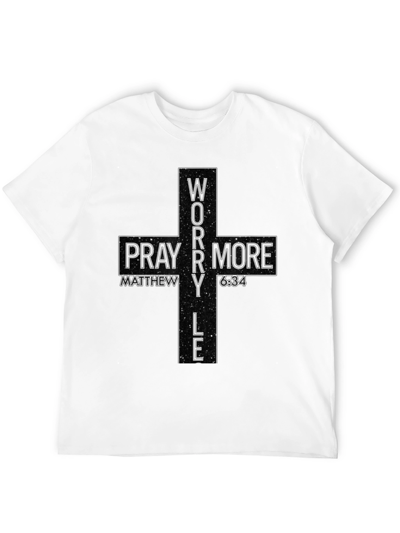 Pray More Worry Less Graphic Tee