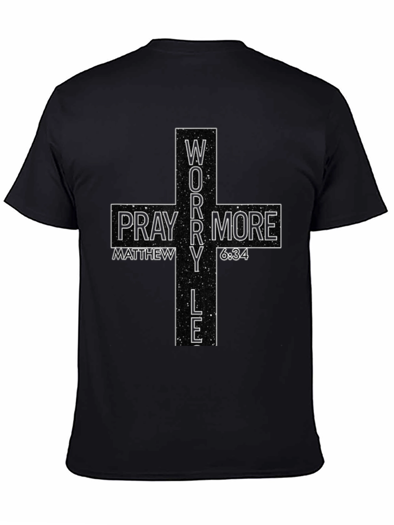 Pray More Worry Less Graphic Tee