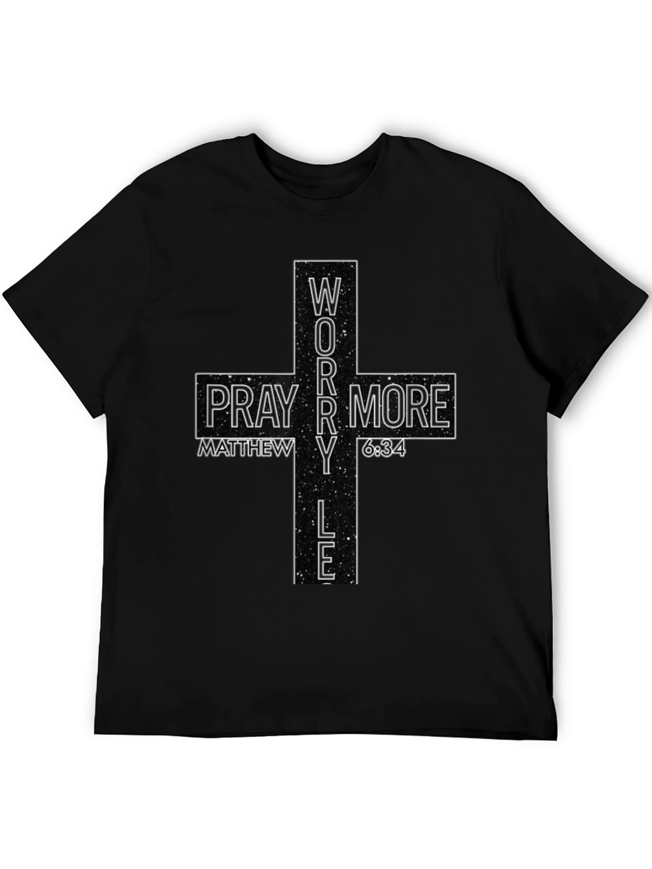 Pray More Worry Less Graphic Tee