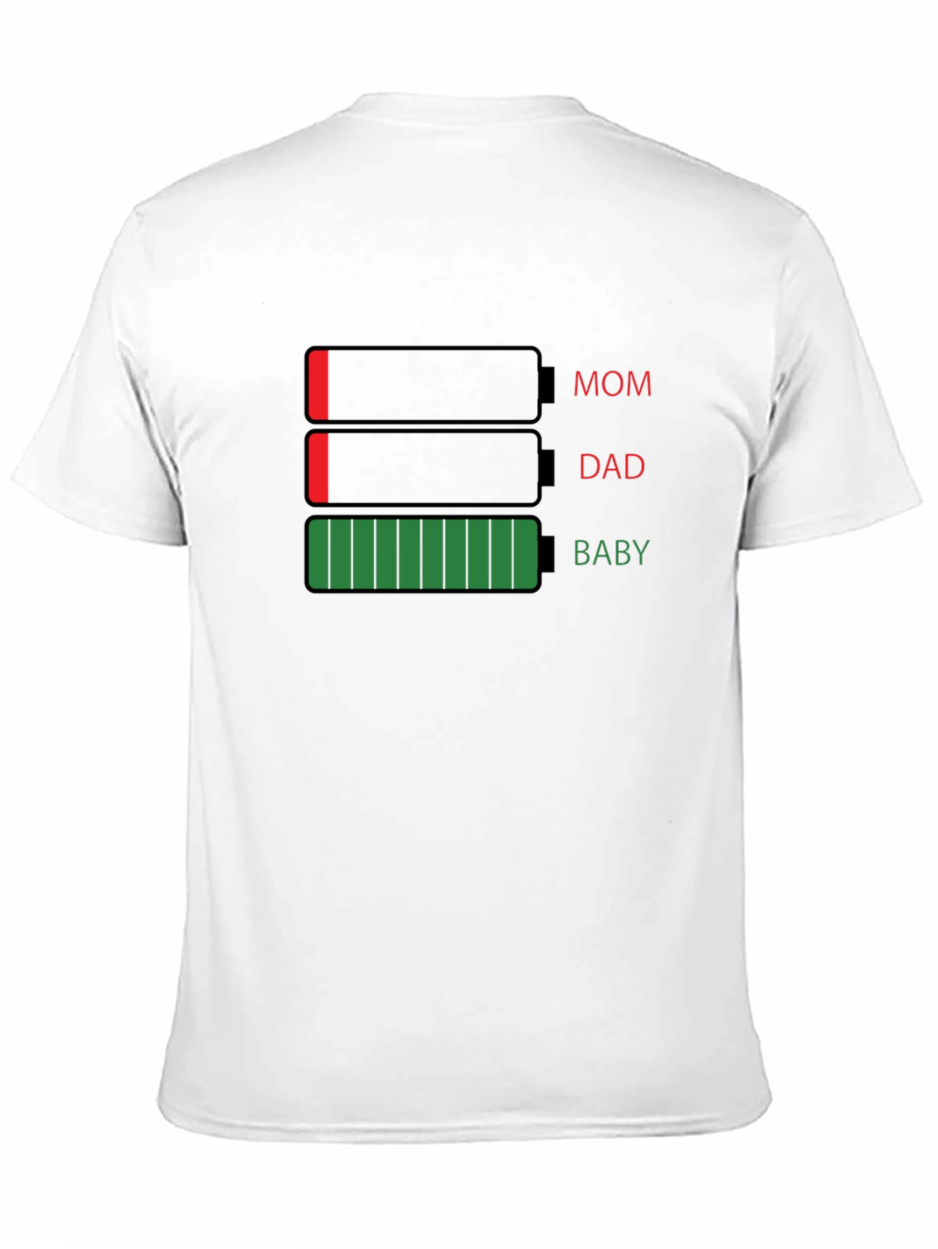 Family Battery Level Graphic T-Shirt
