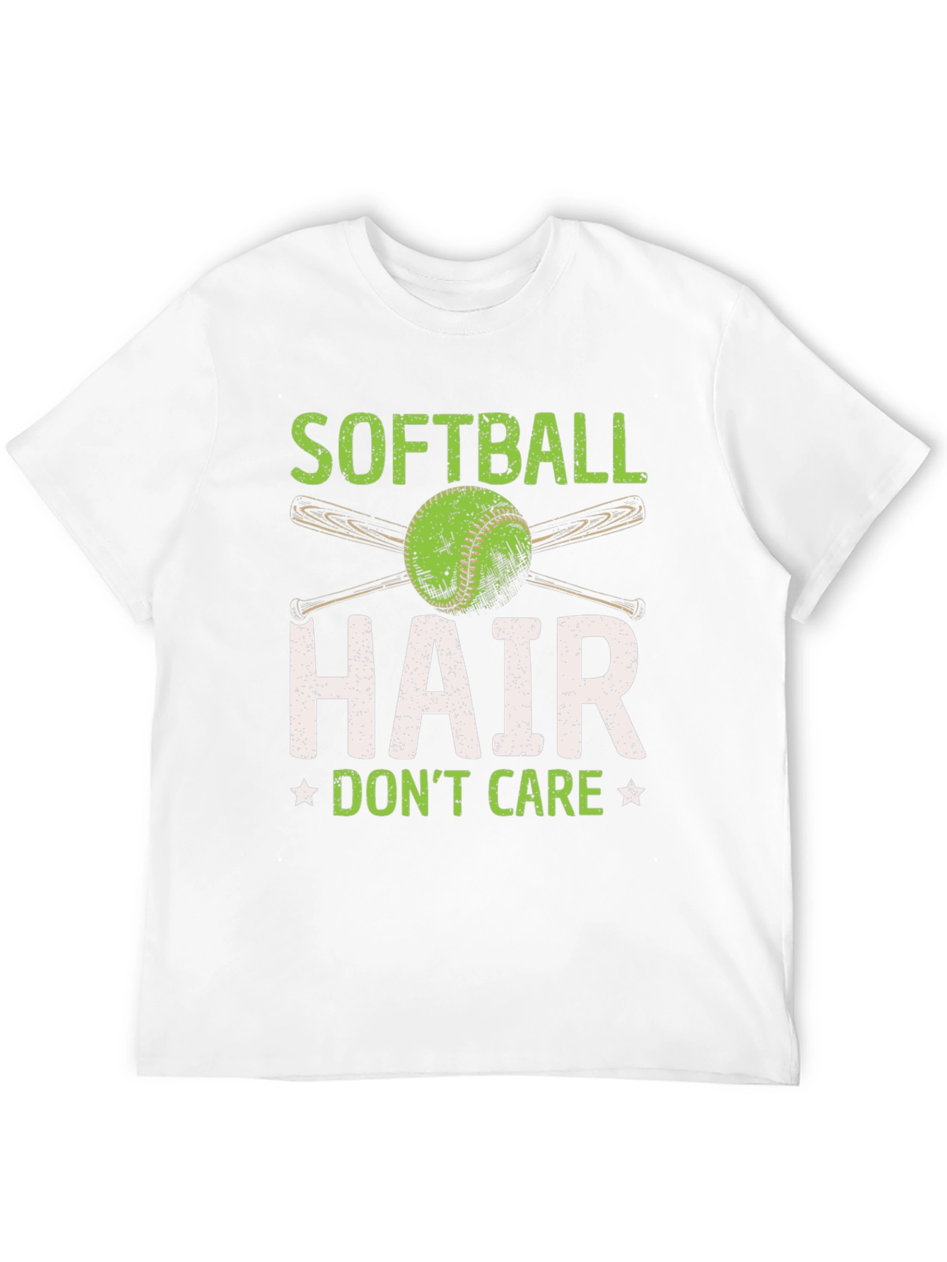 Softball Hair Dont Care Tee