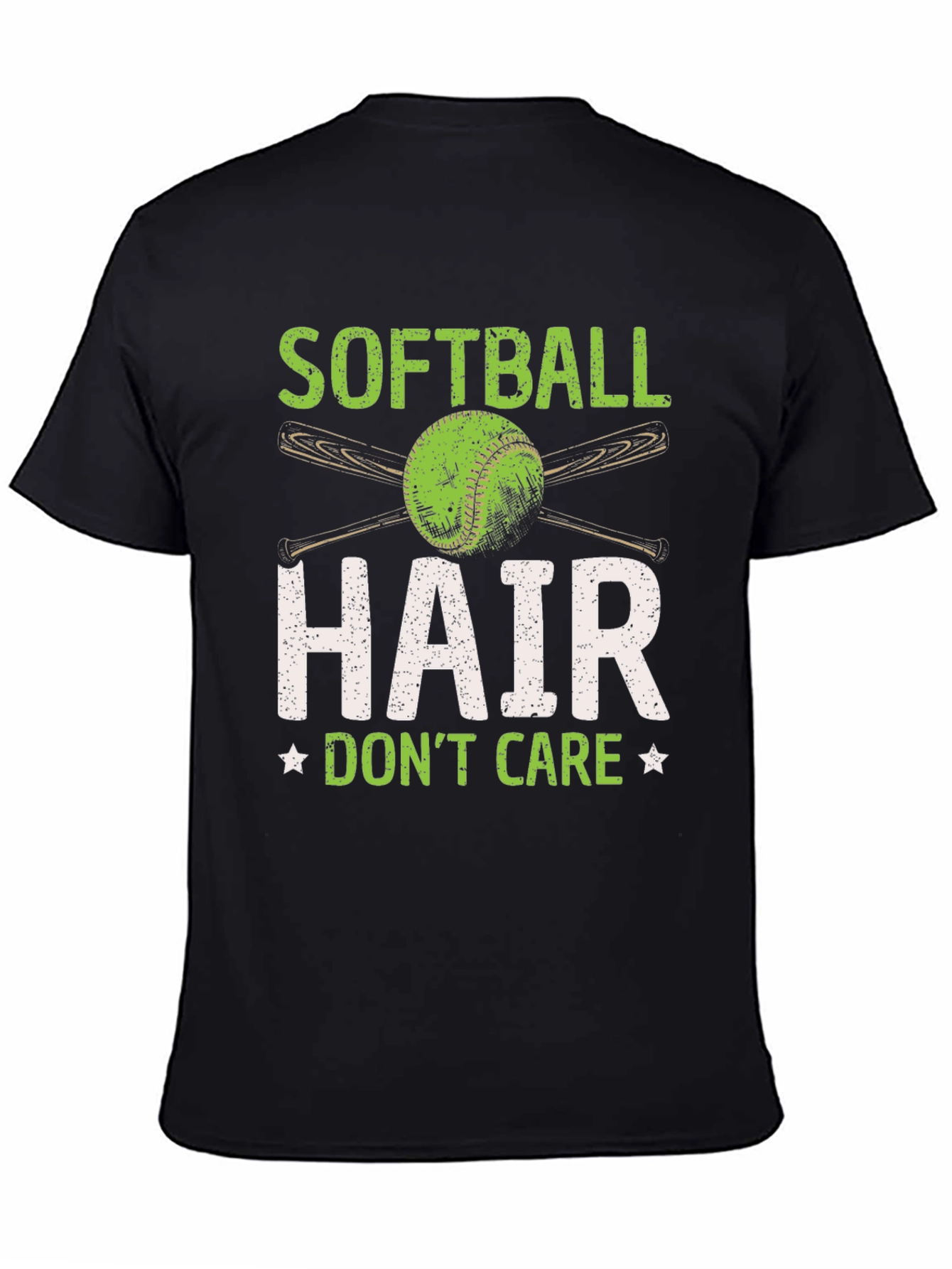 Softball Hair Dont Care Tee