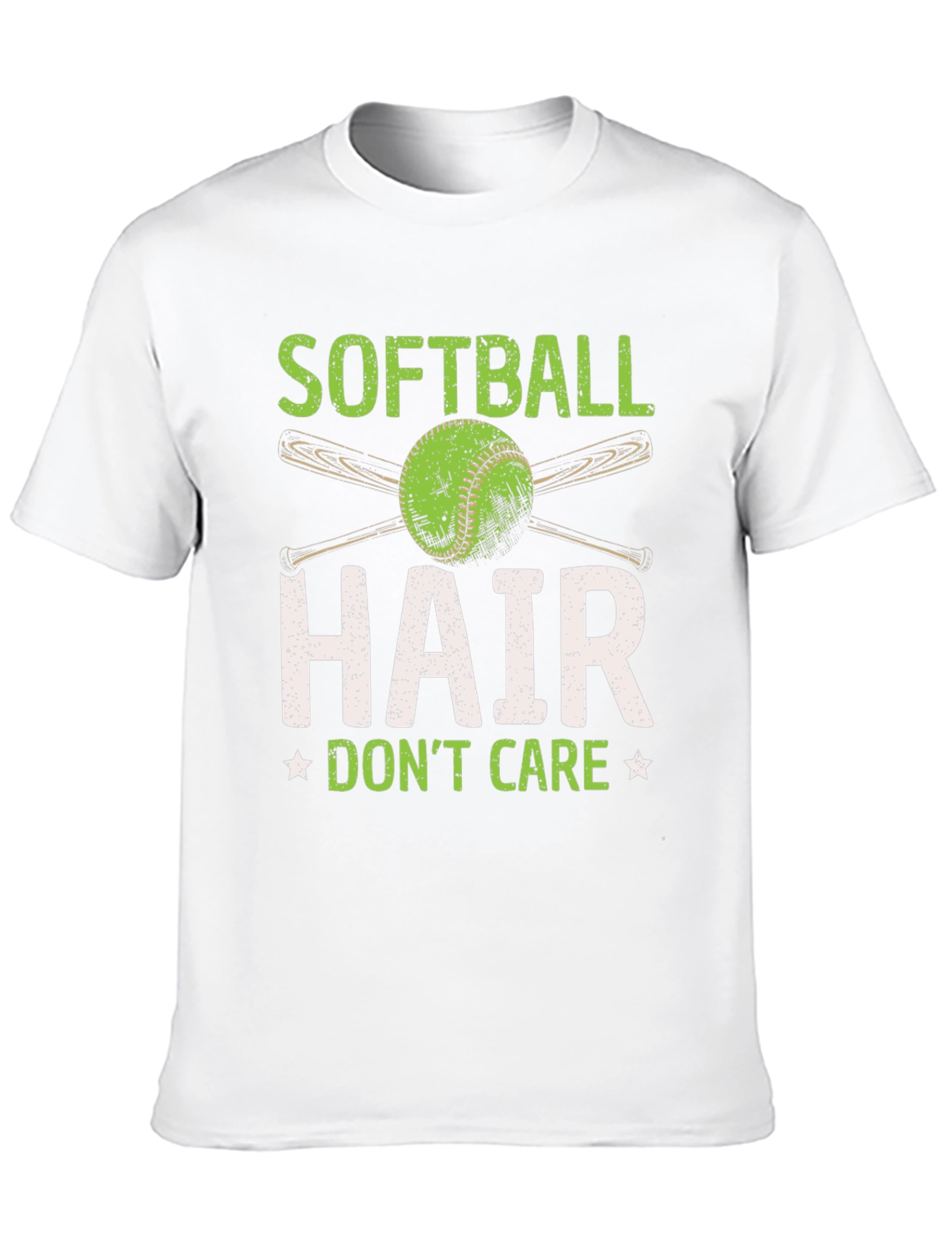 Softball Hair Dont Care Tee