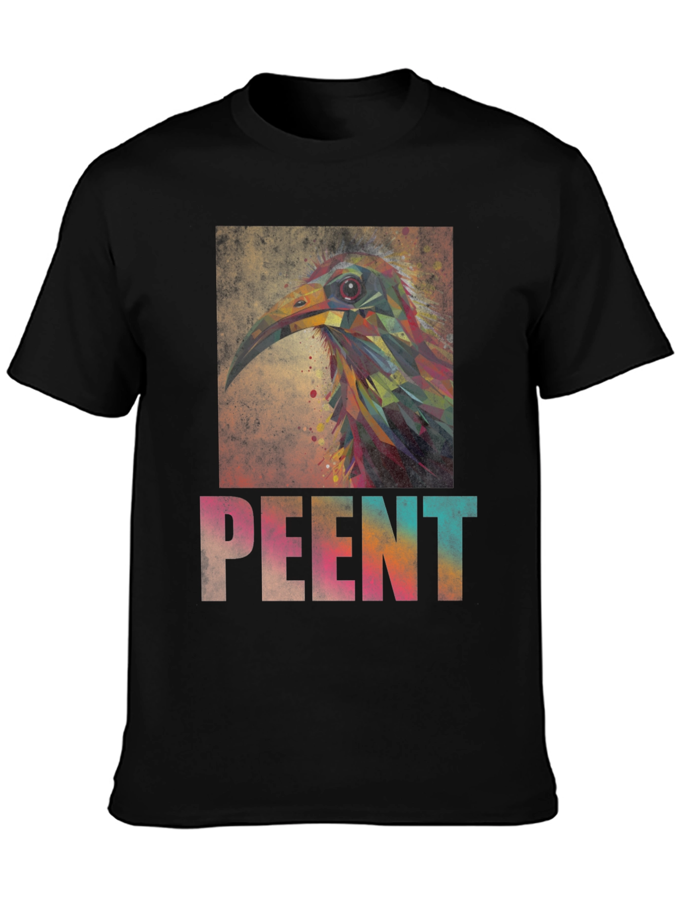 Abstract Bird Art Tee - Unique Graphic T-Shirt