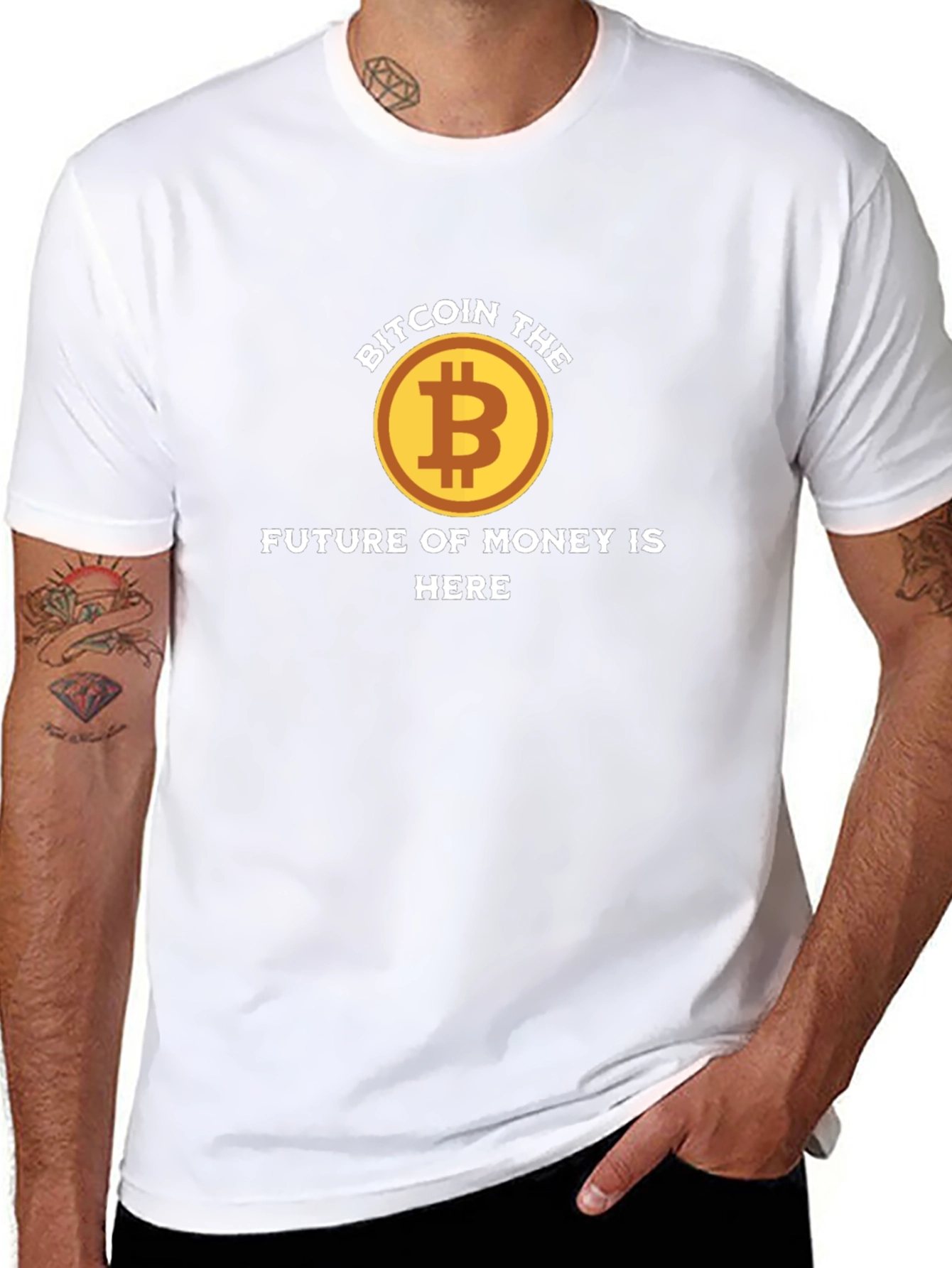 Bitcoin Future of Money T-Shirt Crypto Currency Tee