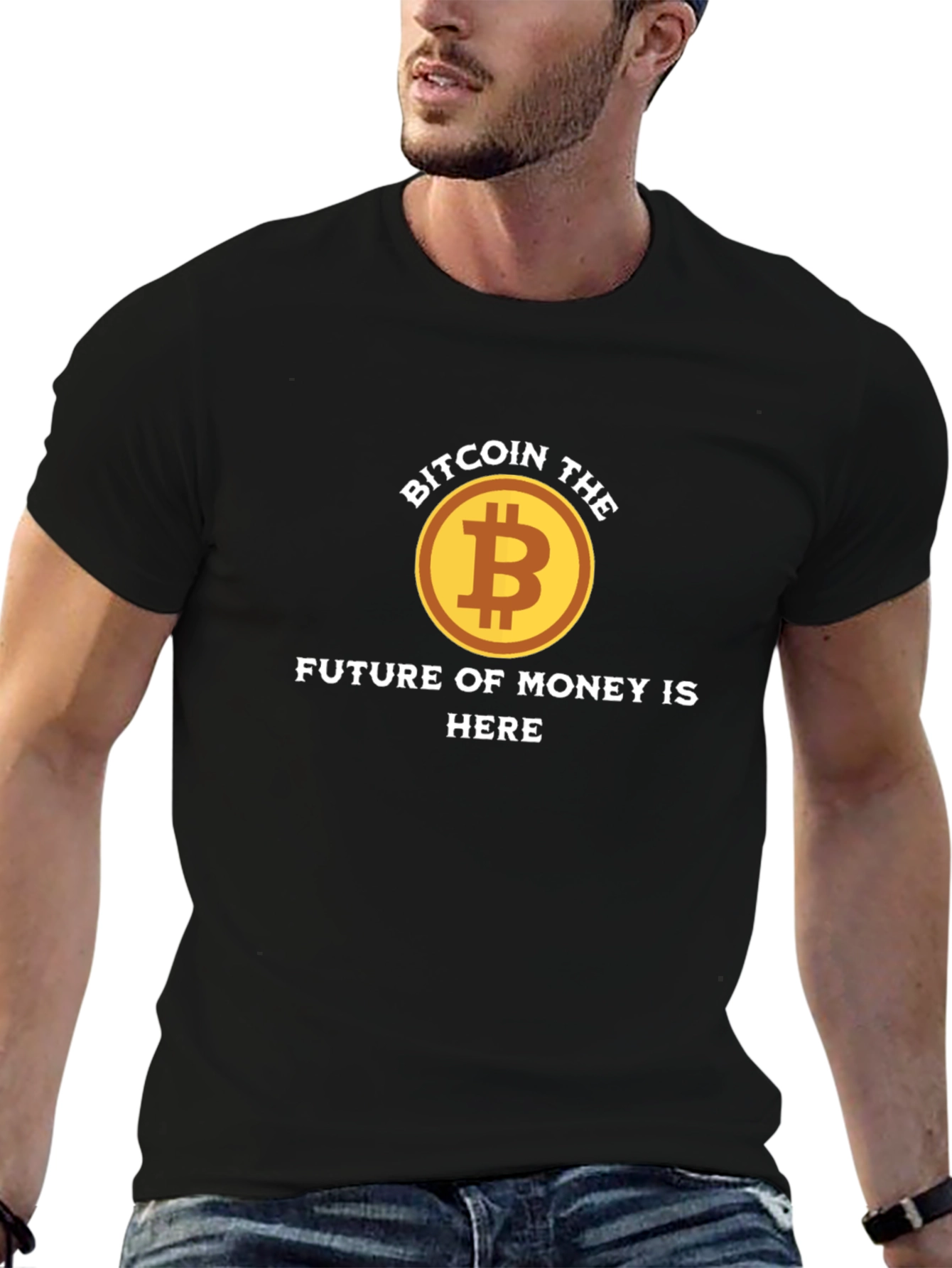 Bitcoin Future of Money T-Shirt Crypto Currency Tee