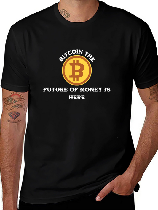 Bitcoin Future of Money T-Shirt Crypto Currency Tee