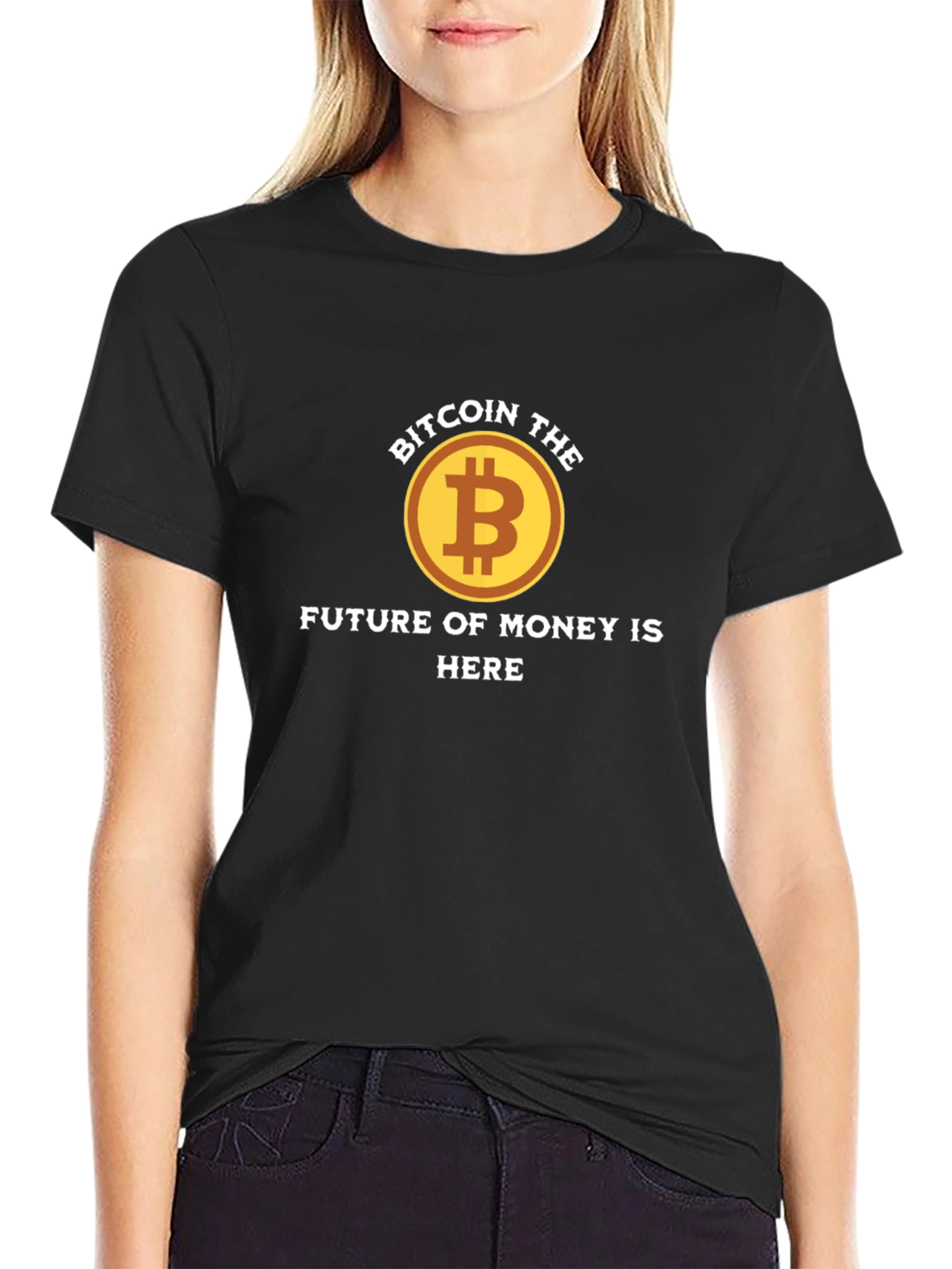Bitcoin Future of Money T-Shirt Crypto Currency Tee