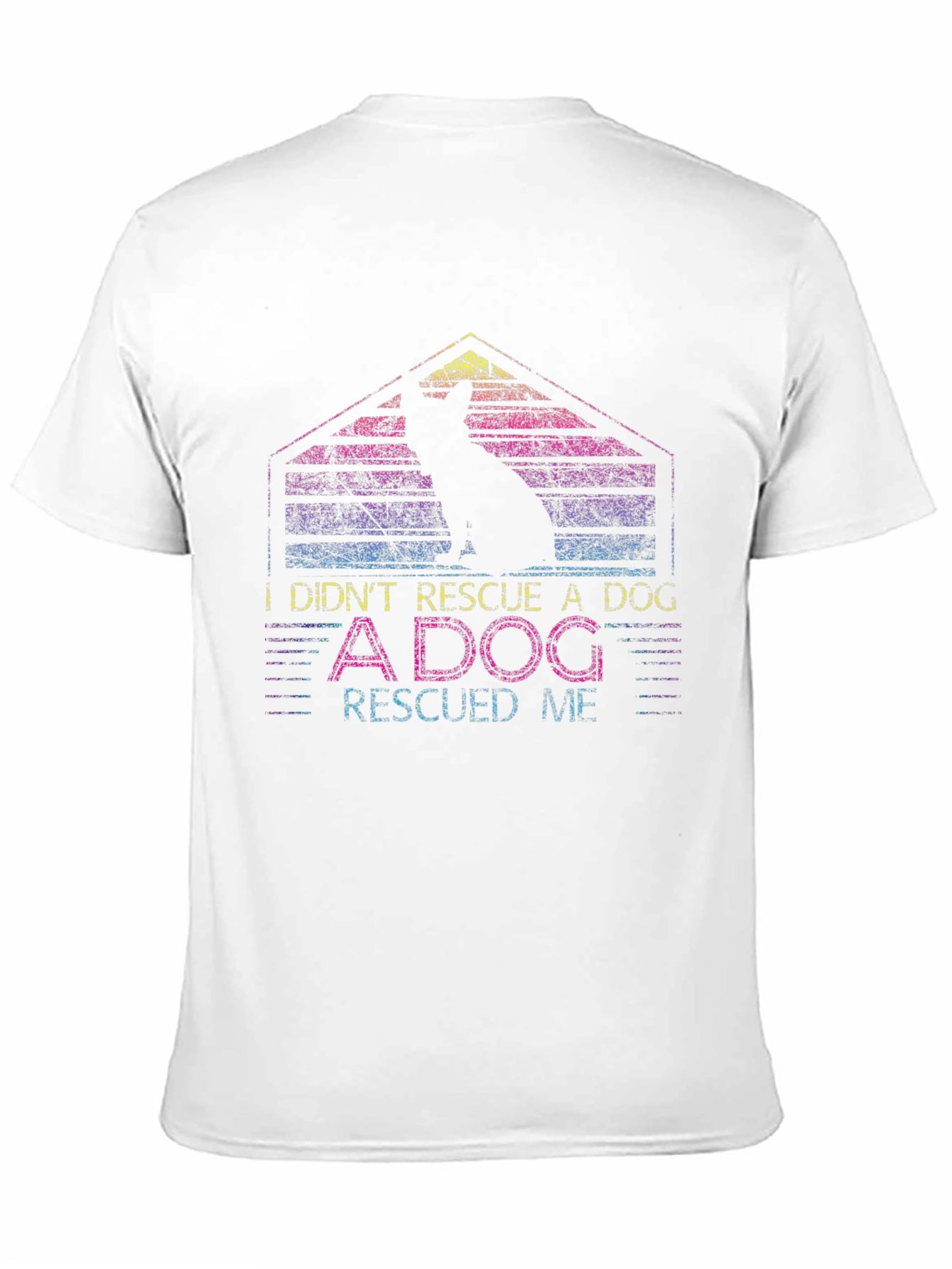 Dog Rescue Graphic Tee - Black Unisex T-Shirt