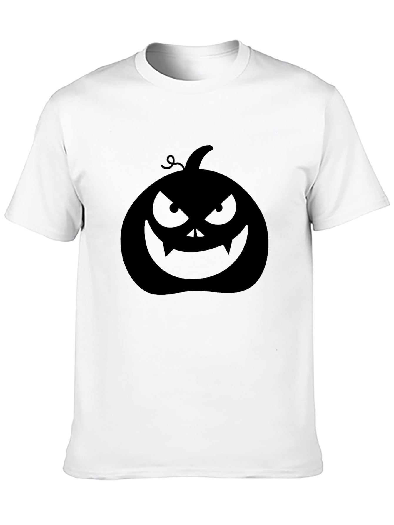 Spooky Pumpkin Graphic Tee - Halloween Shirt