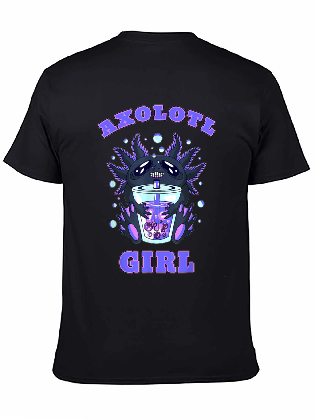 Axolotl Girl Boba Tea T-Shirt