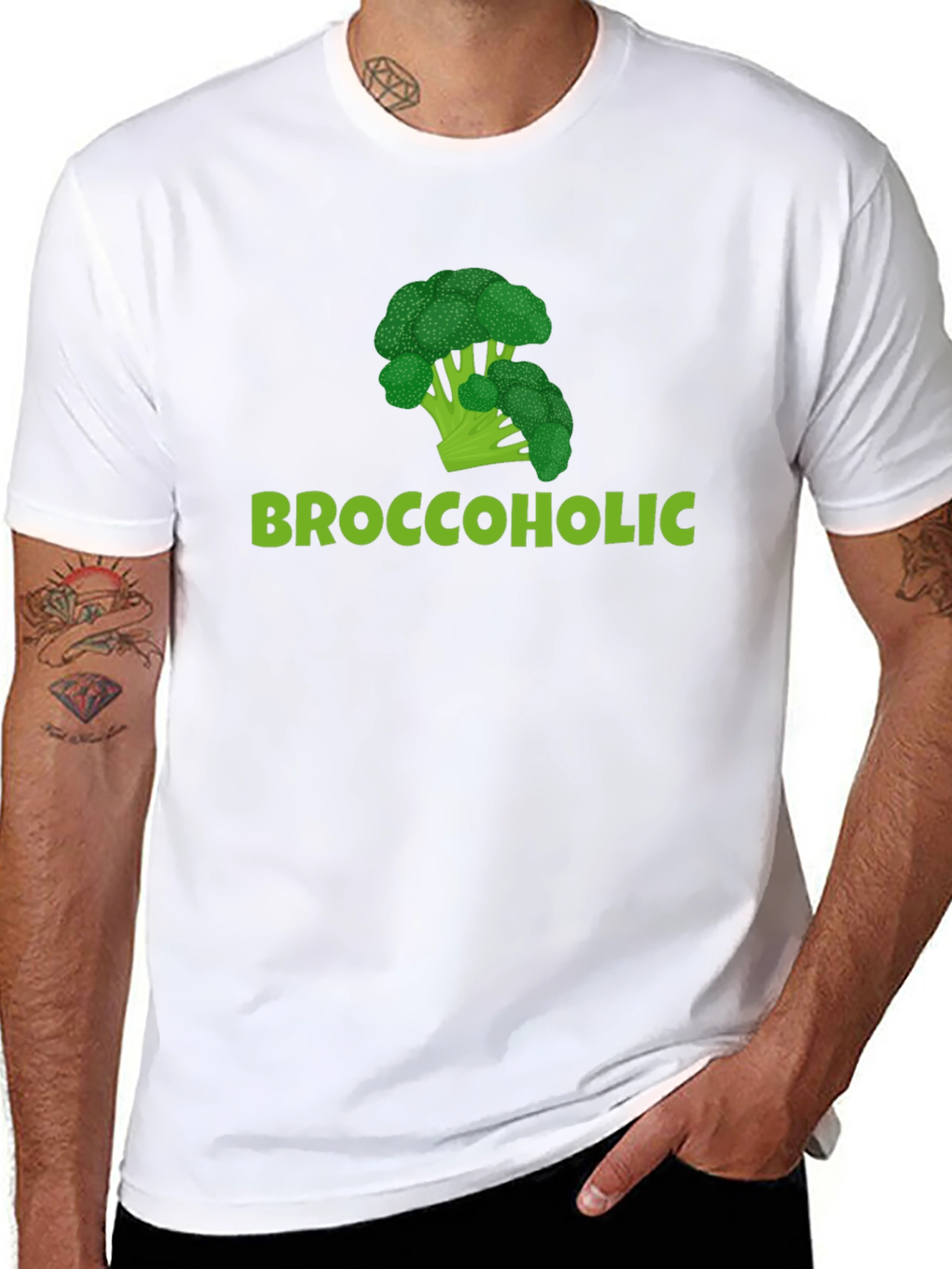 Broccoholic T-Shirt - Funny Broccoli Lover Tee