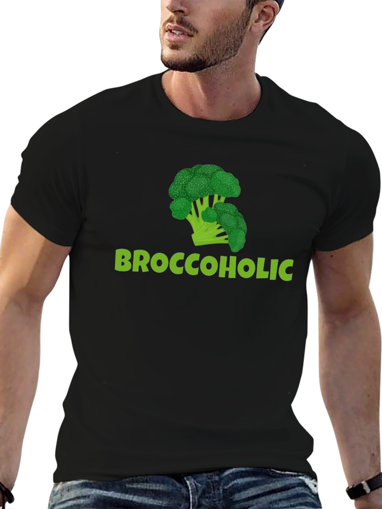 Broccoholic T-Shirt - Funny Broccoli Lover Tee