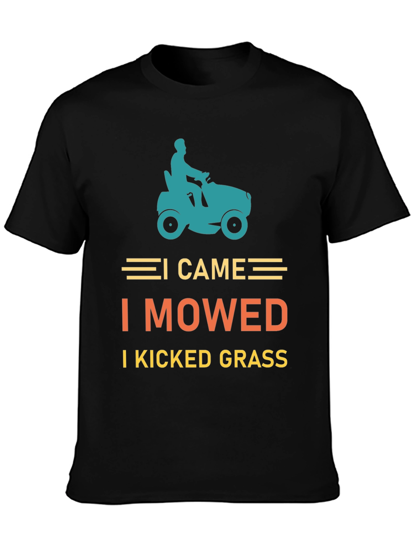 I Came I Mowed T-Shirt Lawn Mowing