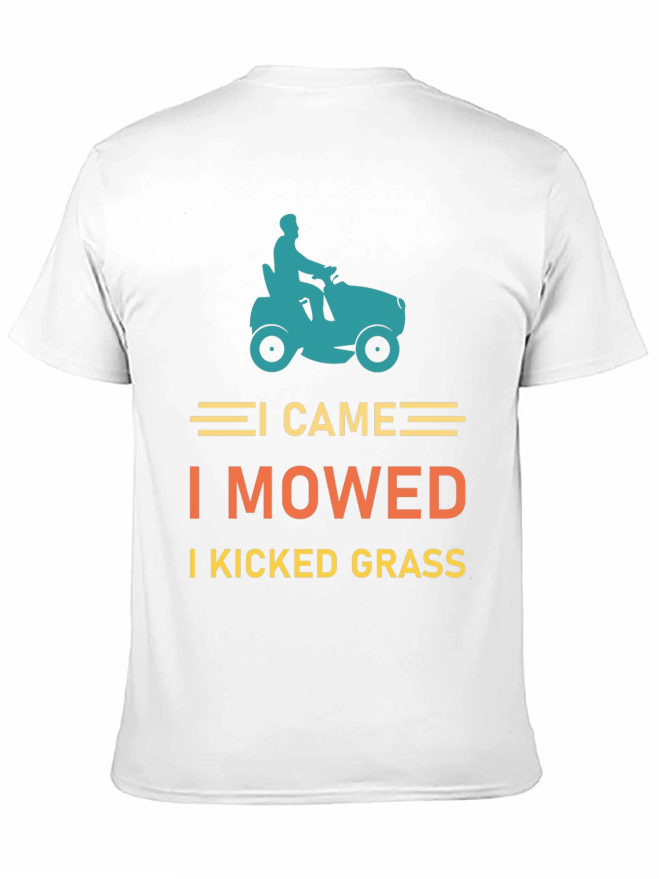 I Came I Mowed T-Shirt Lawn Mowing