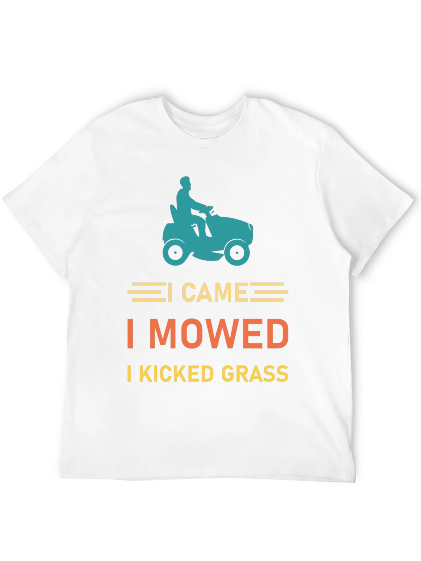 I Came I Mowed T-Shirt Lawn Mowing