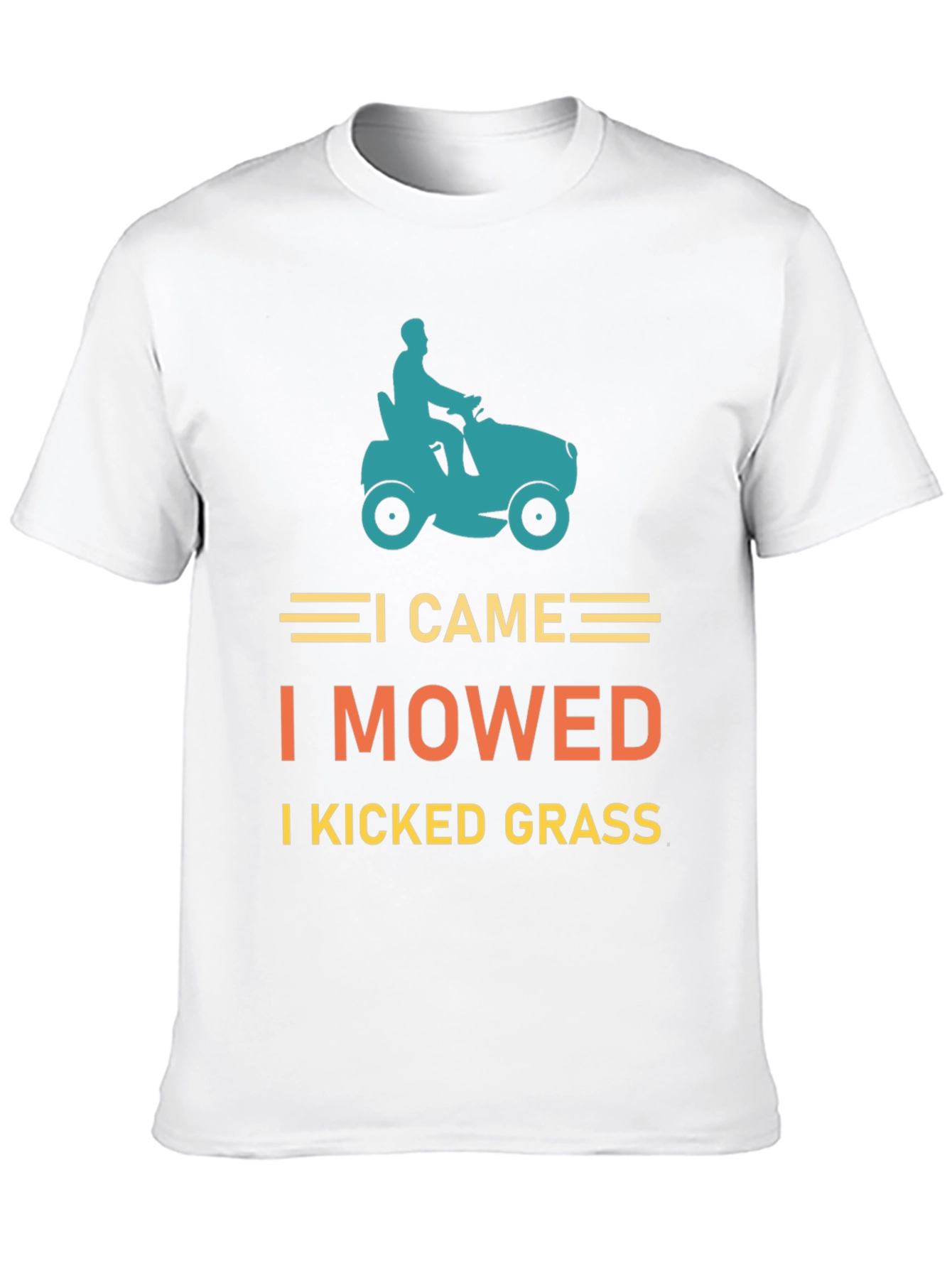 I Came I Mowed T-Shirt Lawn Mowing