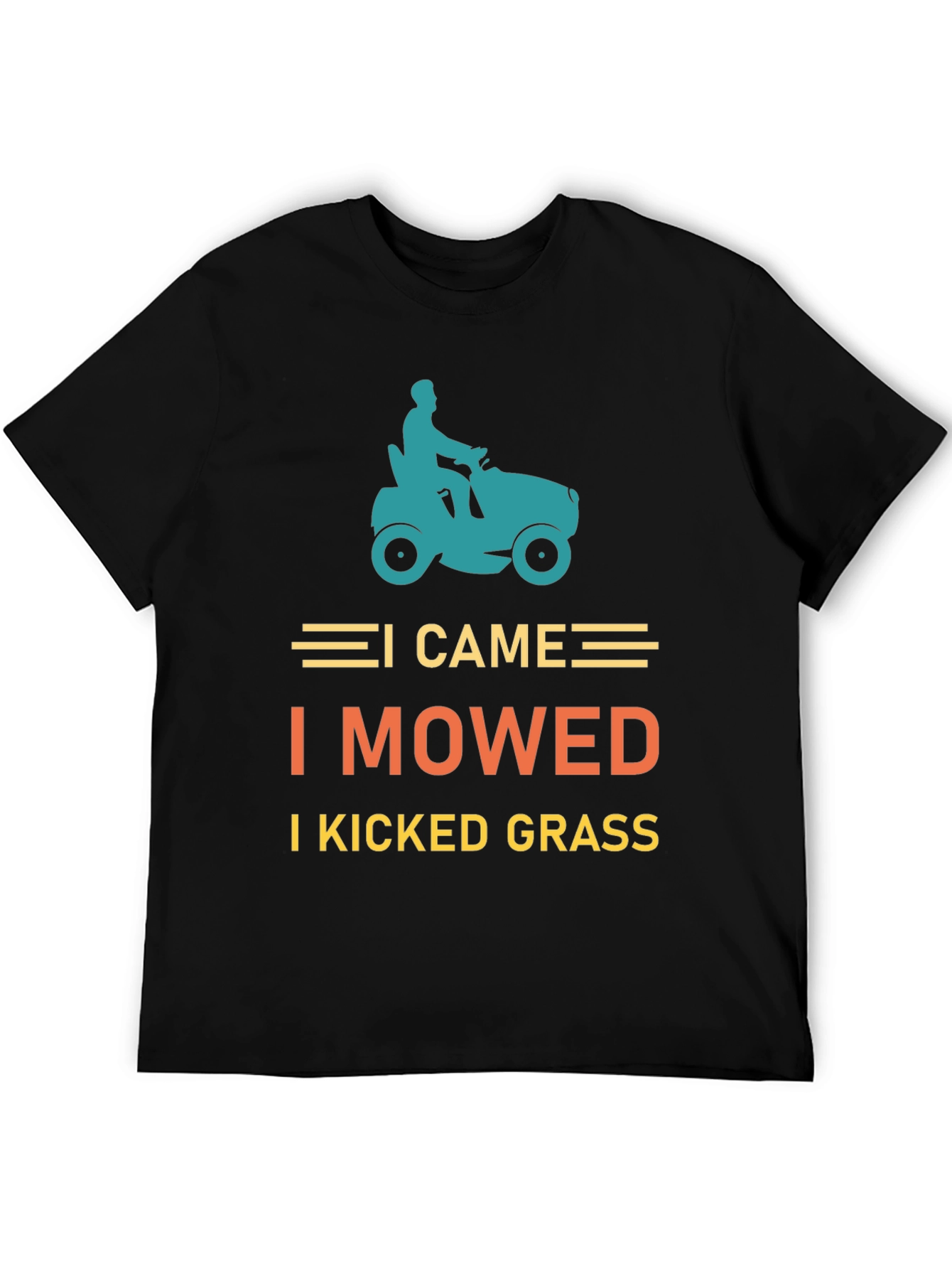 I Came I Mowed T-Shirt Lawn Mowing