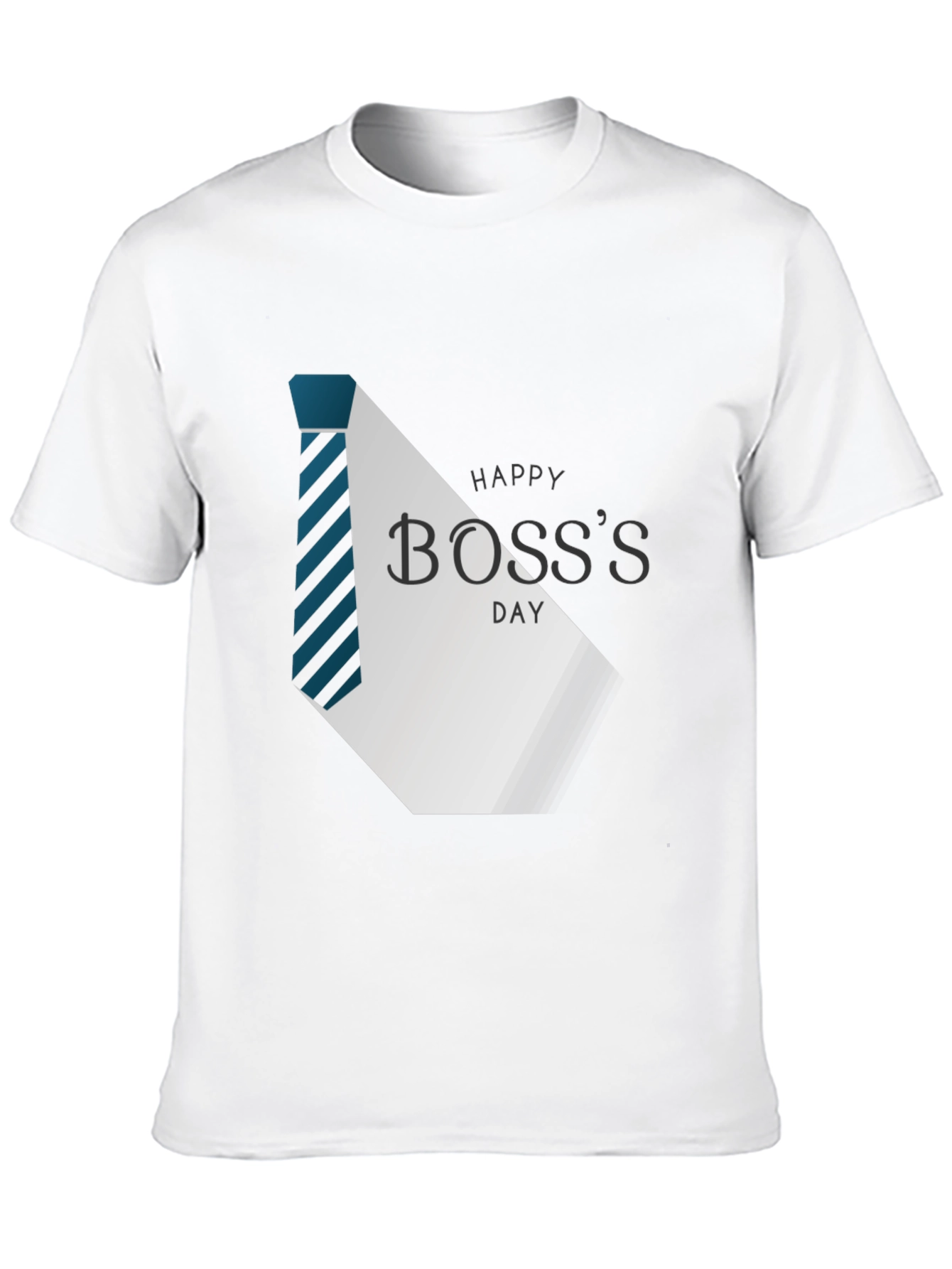 Happy Bosss Day Graphic Tee - Stylish Black T-Shirt