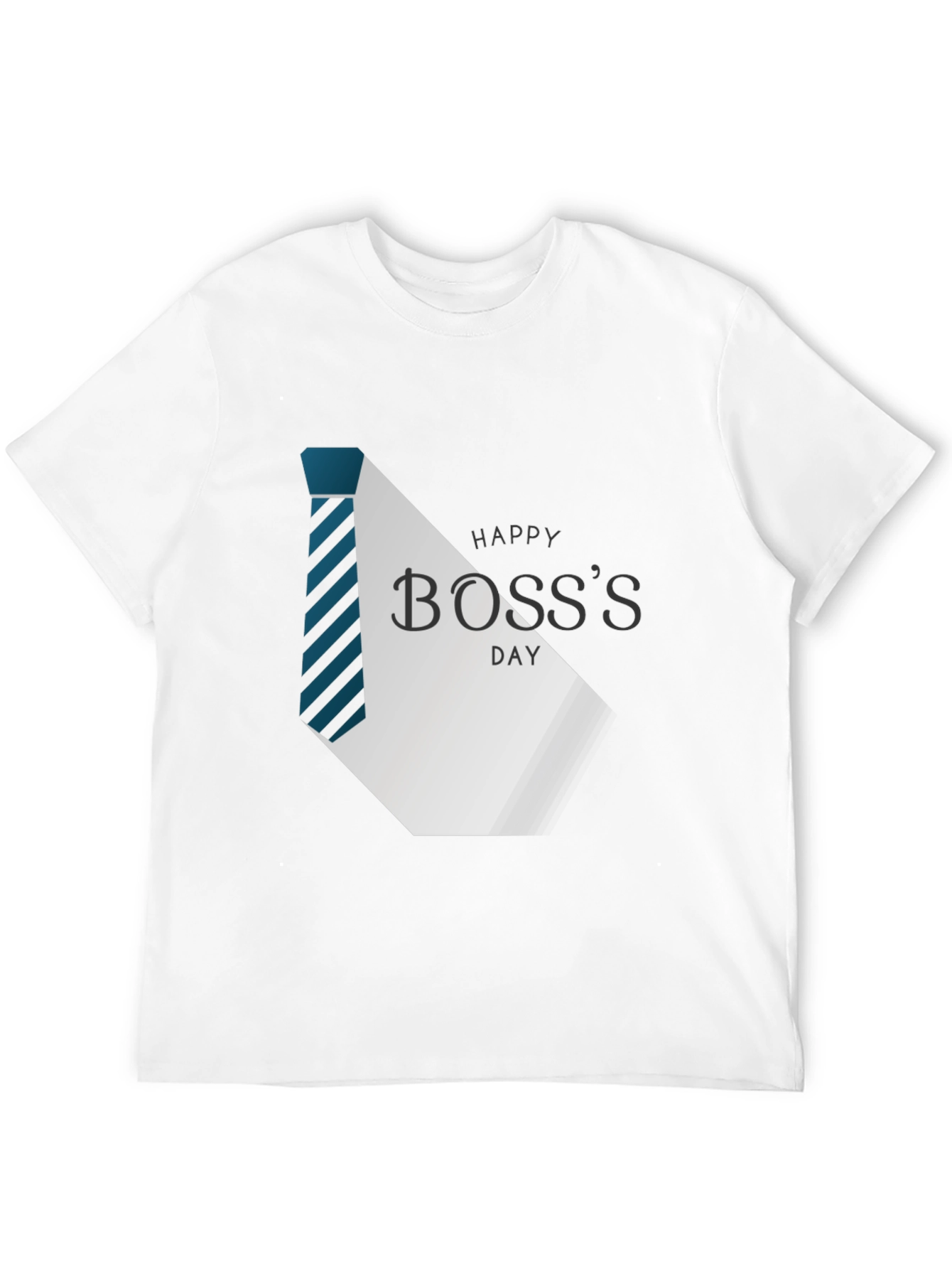 Happy Bosss Day Graphic Tee - Stylish Black T-Shirt