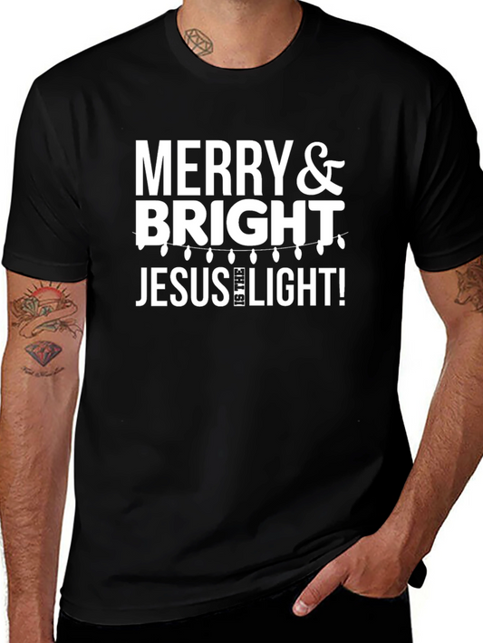 Merry & Bright Jesus is the Light Graphic Tee
