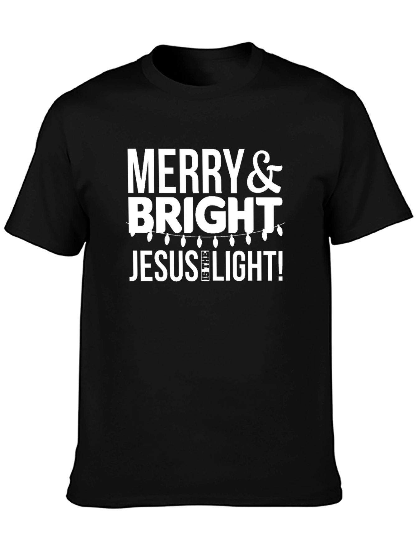 Merry & Bright Jesus is the Light Graphic Tee