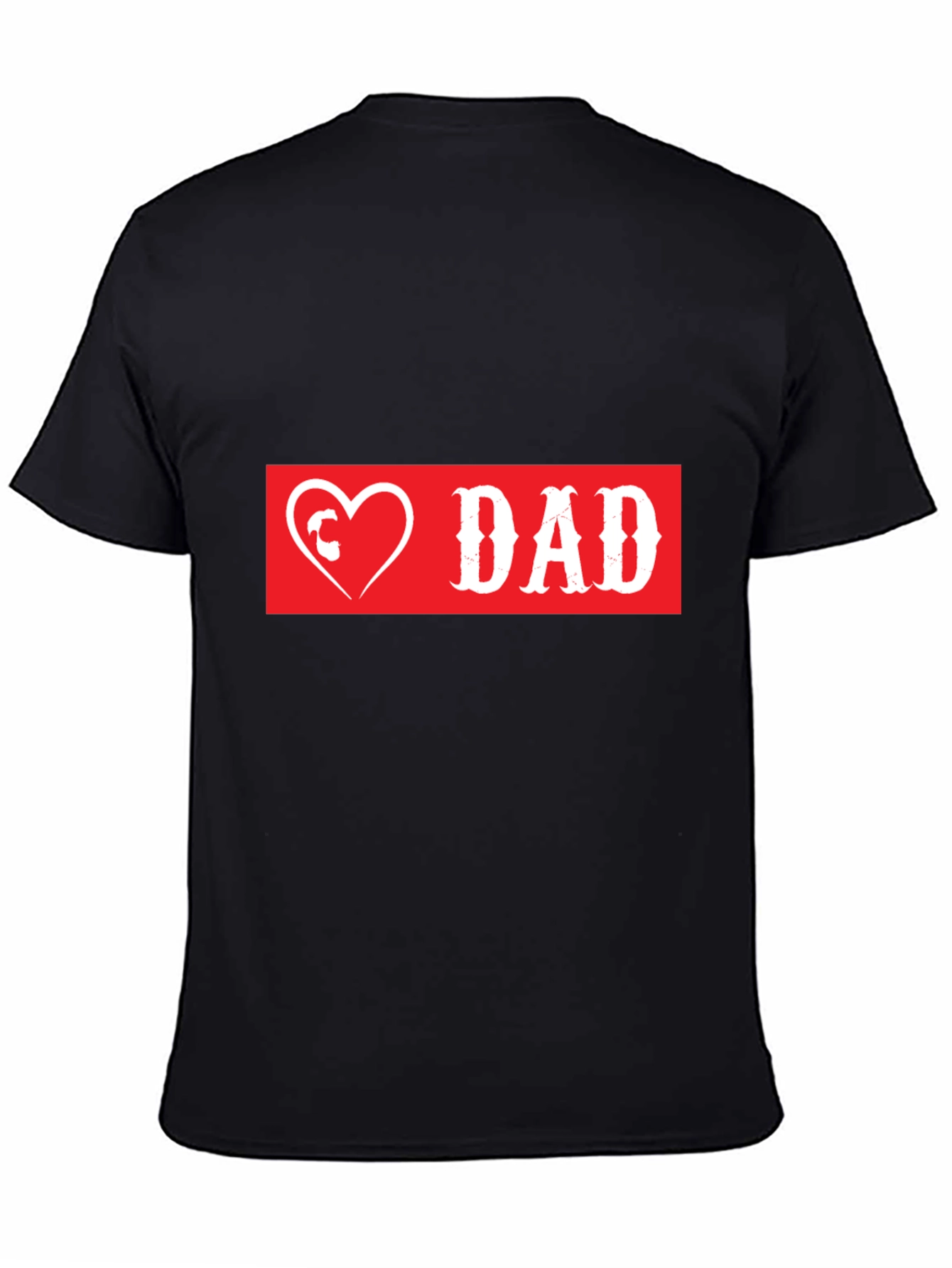 Love Dad Graphic T-Shirt - Black