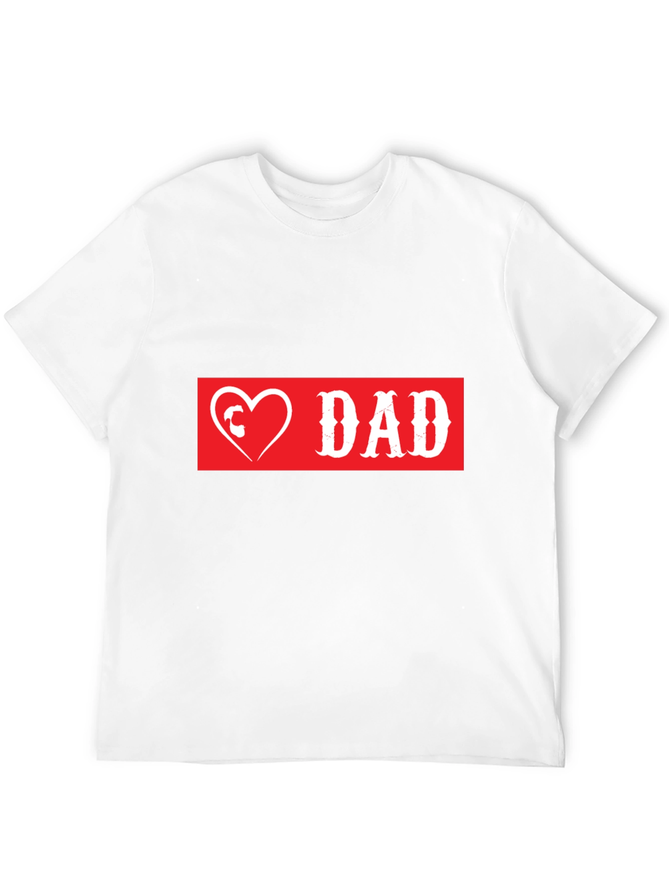 Love Dad Graphic T-Shirt - Black