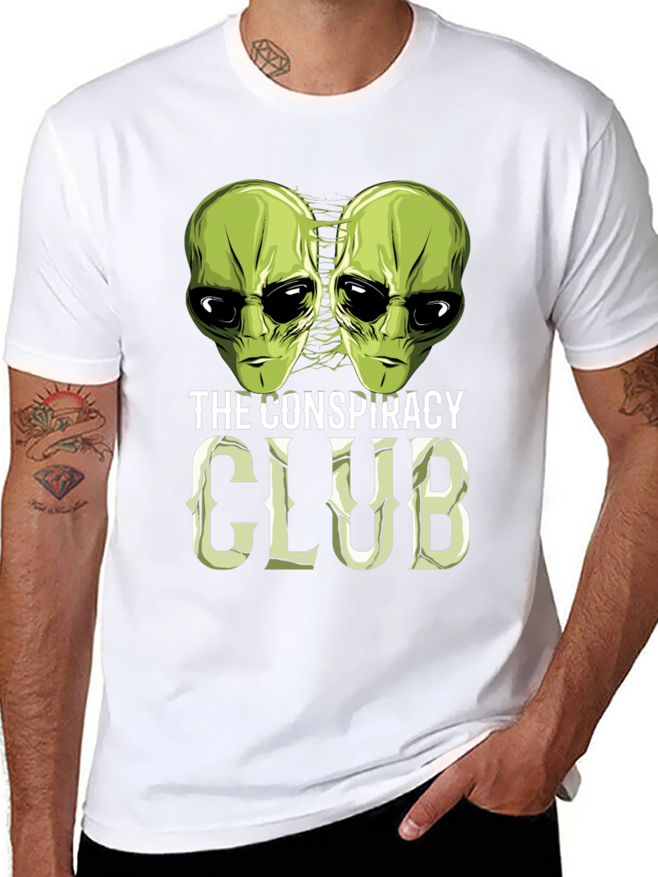 Conspiracy Club Alien Graphic Tee