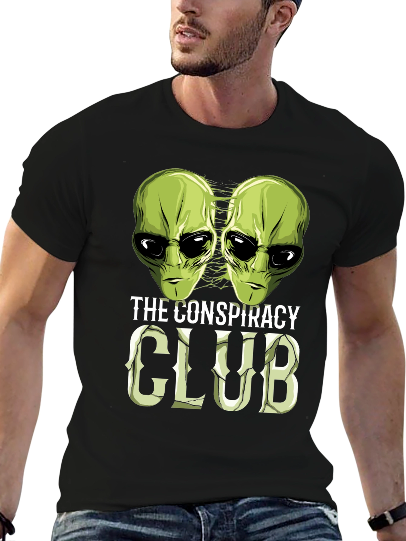 Conspiracy Club Alien Graphic Tee