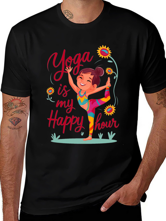 Yoga Happy Hour Graphic Tee