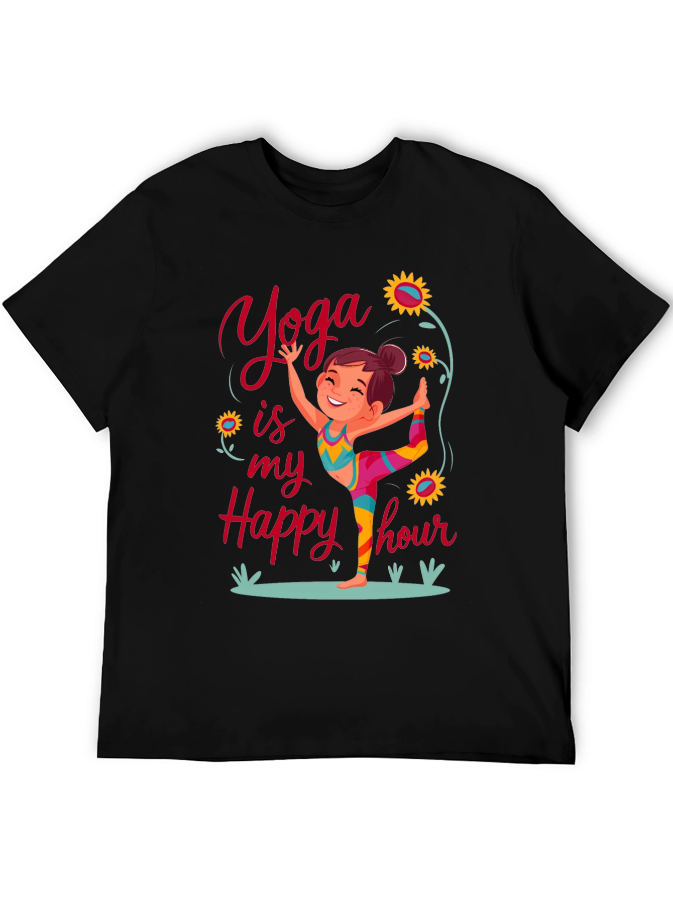 Yoga Happy Hour Graphic Tee