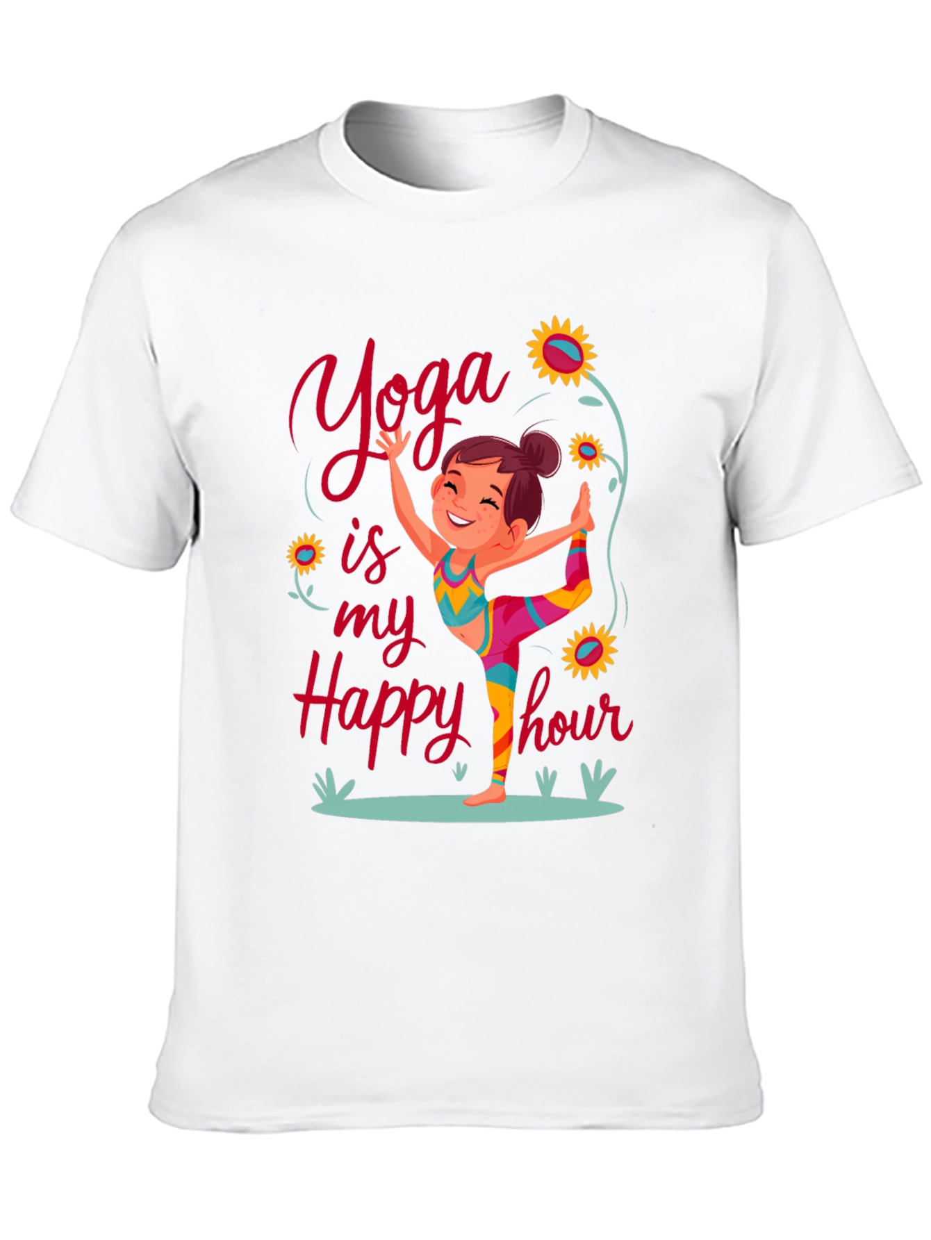 Yoga Happy Hour Graphic Tee