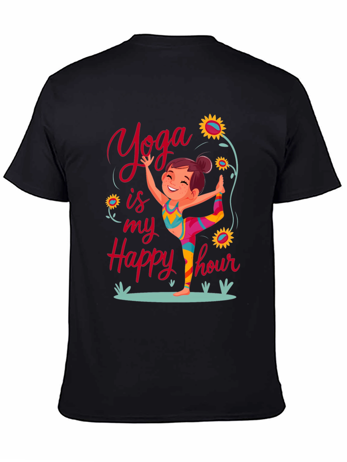 Yoga Happy Hour Graphic Tee