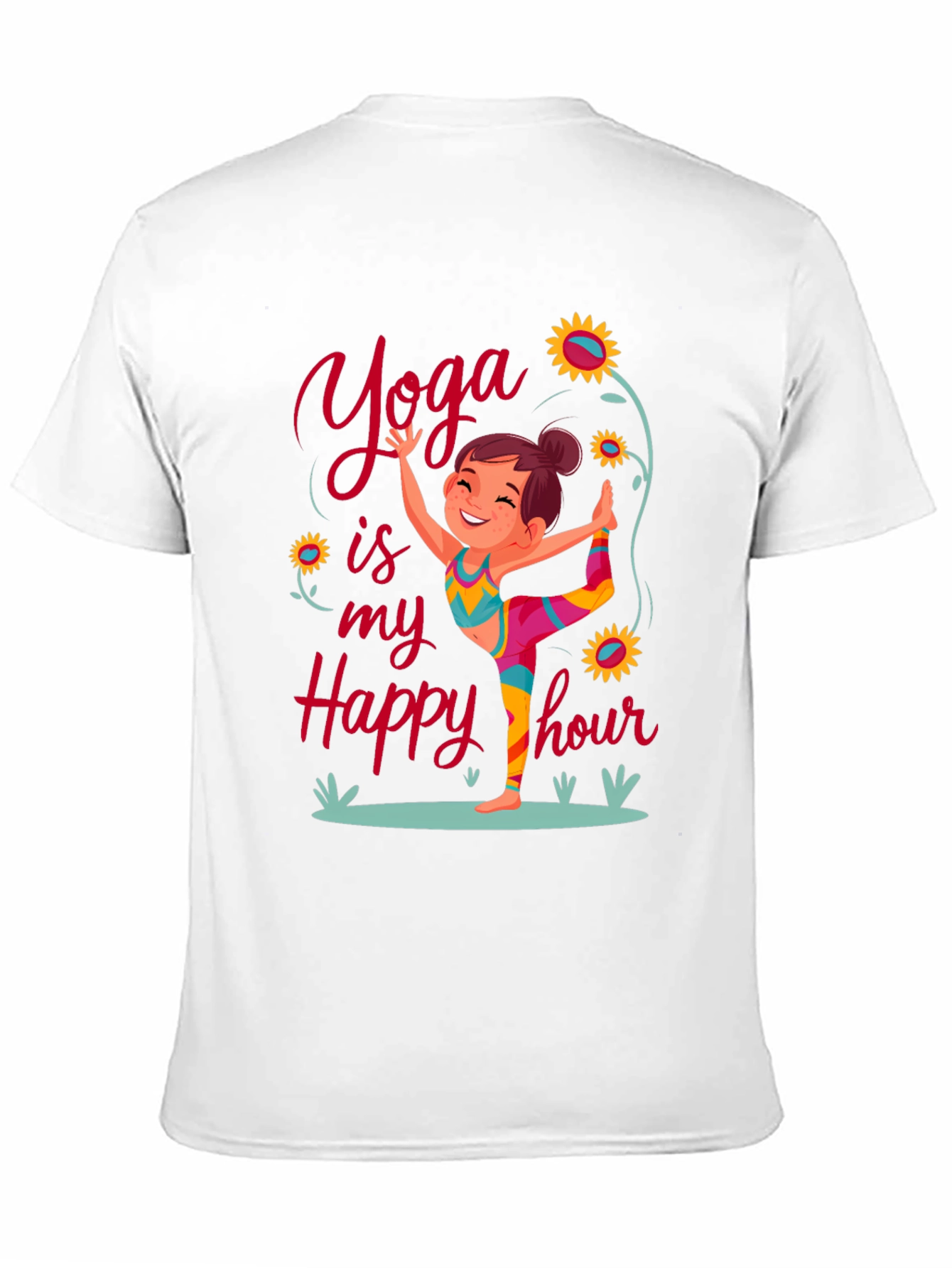 Yoga Happy Hour Graphic Tee