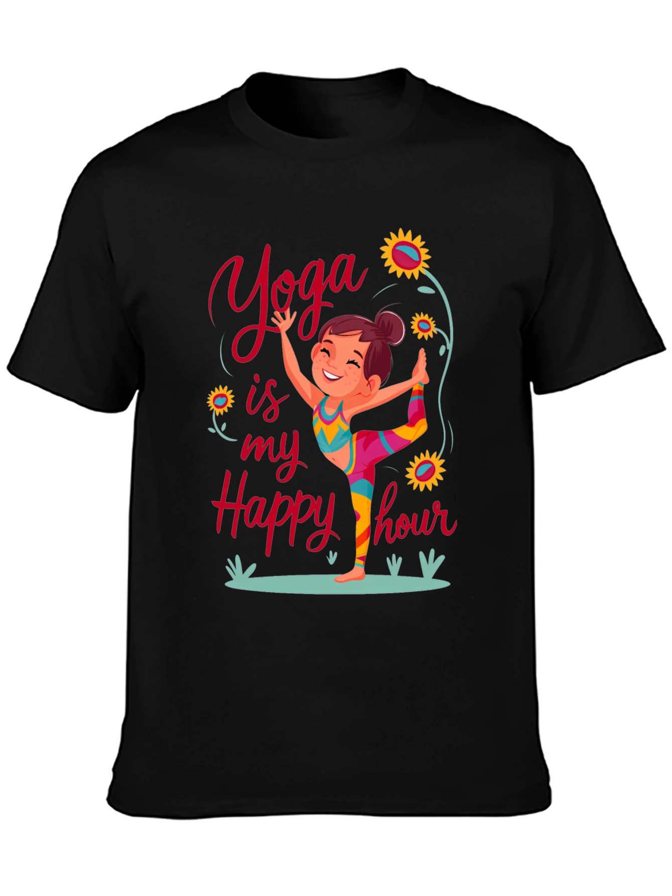 Yoga Happy Hour Graphic Tee