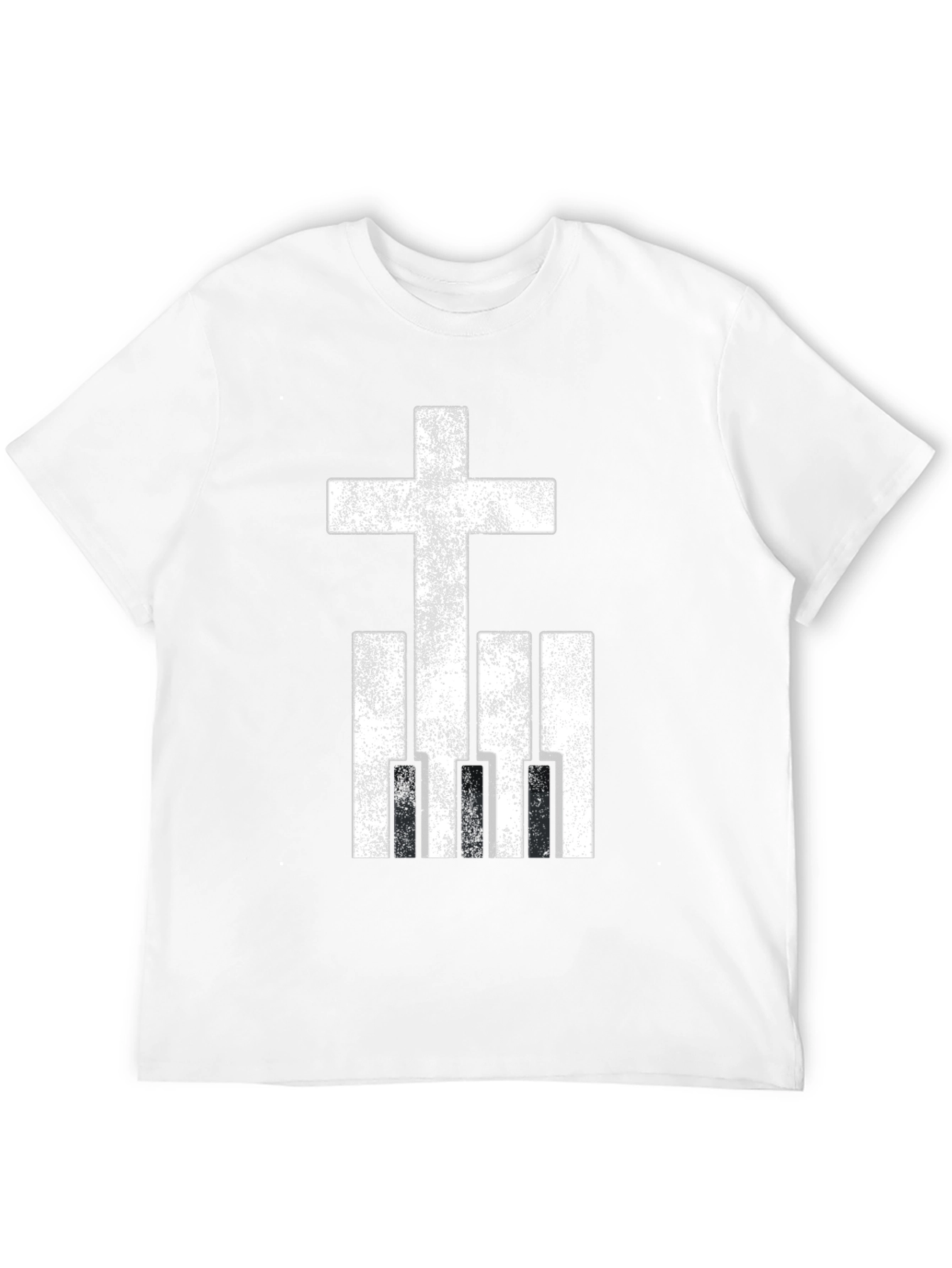 Cross & Keys Piano Shirt - Christian Music Apparel
