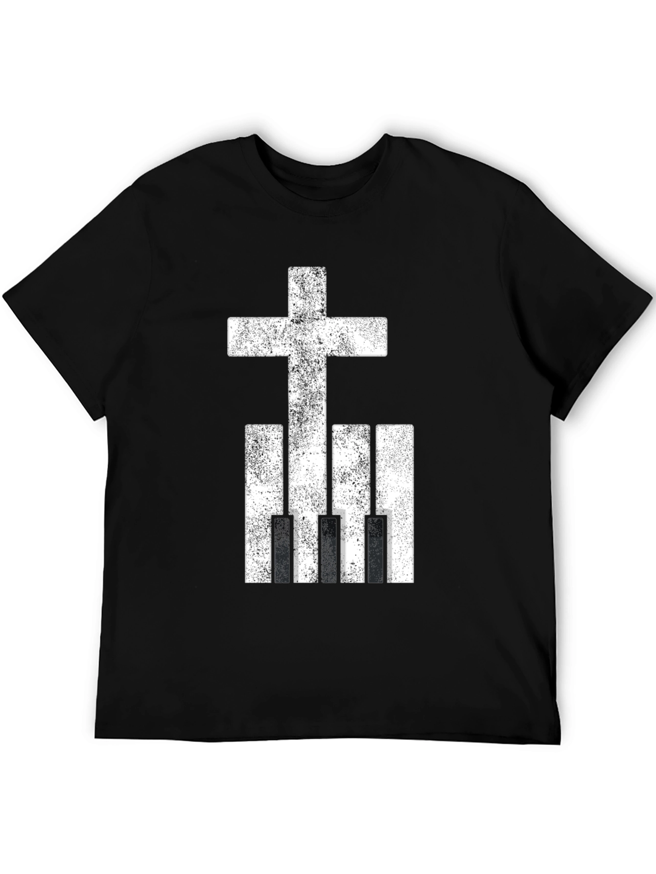 Cross & Keys Piano Shirt - Christian Music Apparel