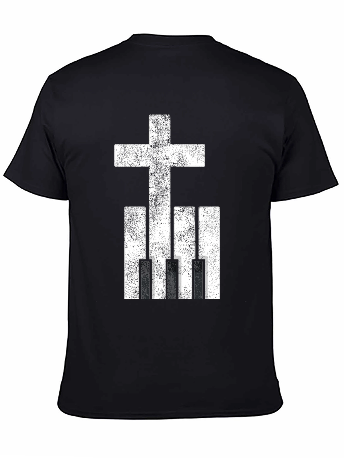 Cross & Keys Piano Shirt - Christian Music Apparel