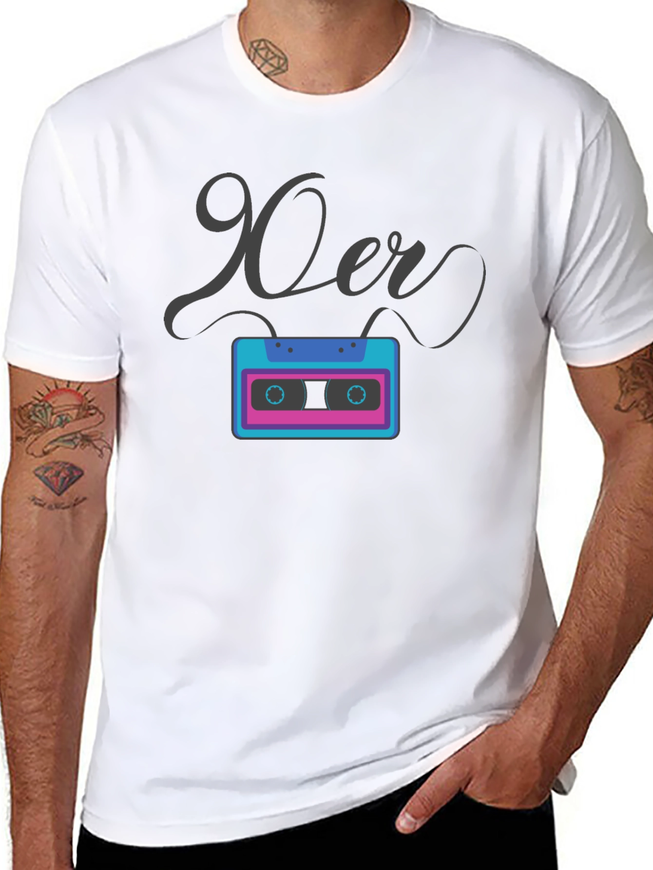 90s Cassette Tape Graphic T-Shirt
