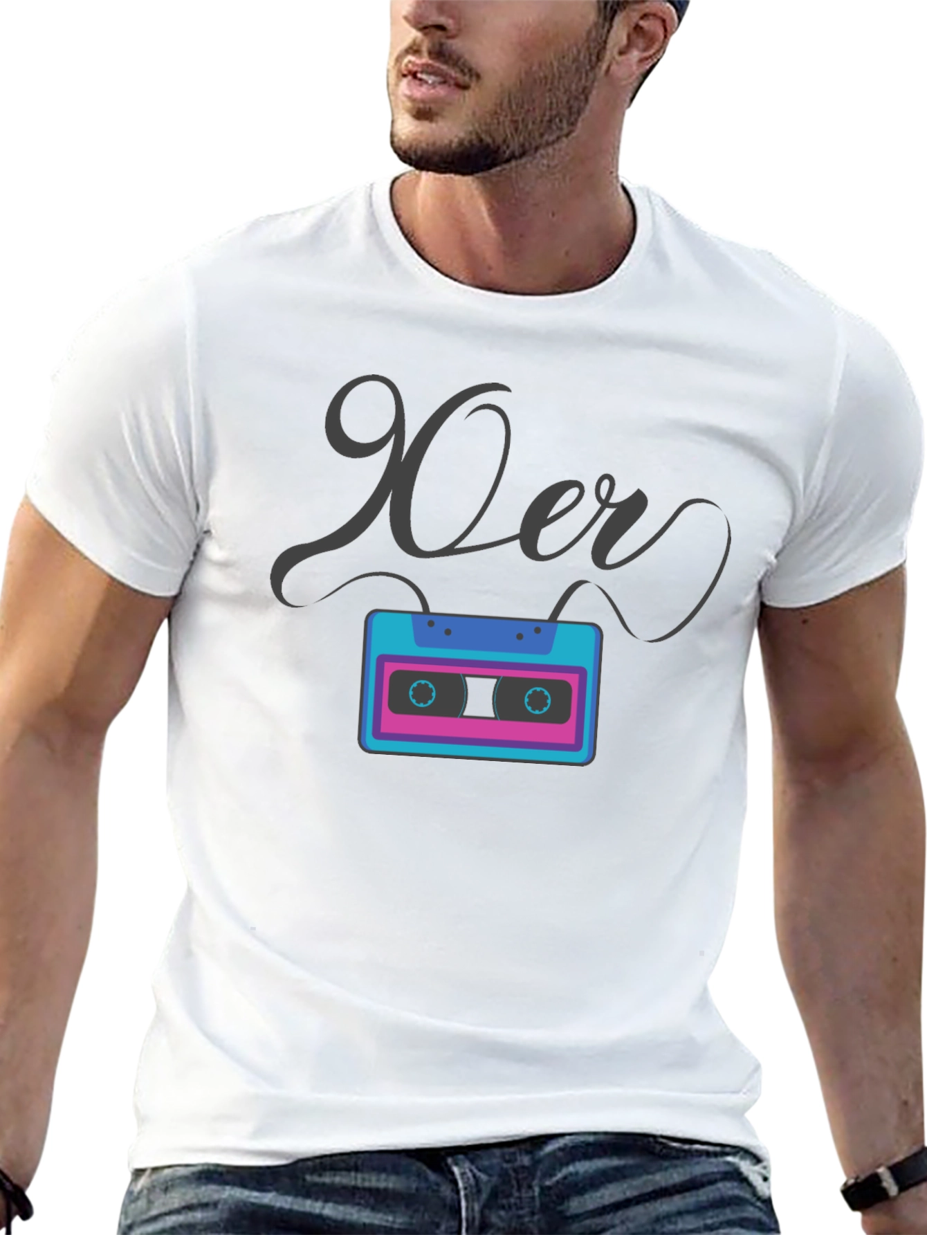 90s Cassette Tape Graphic T-Shirt
