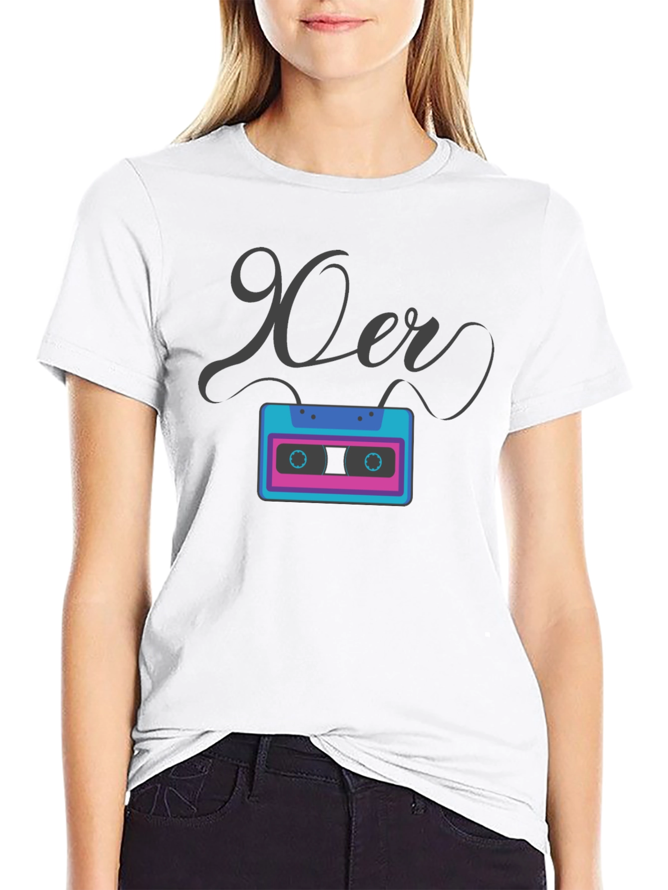 90s Cassette Tape Graphic T-Shirt