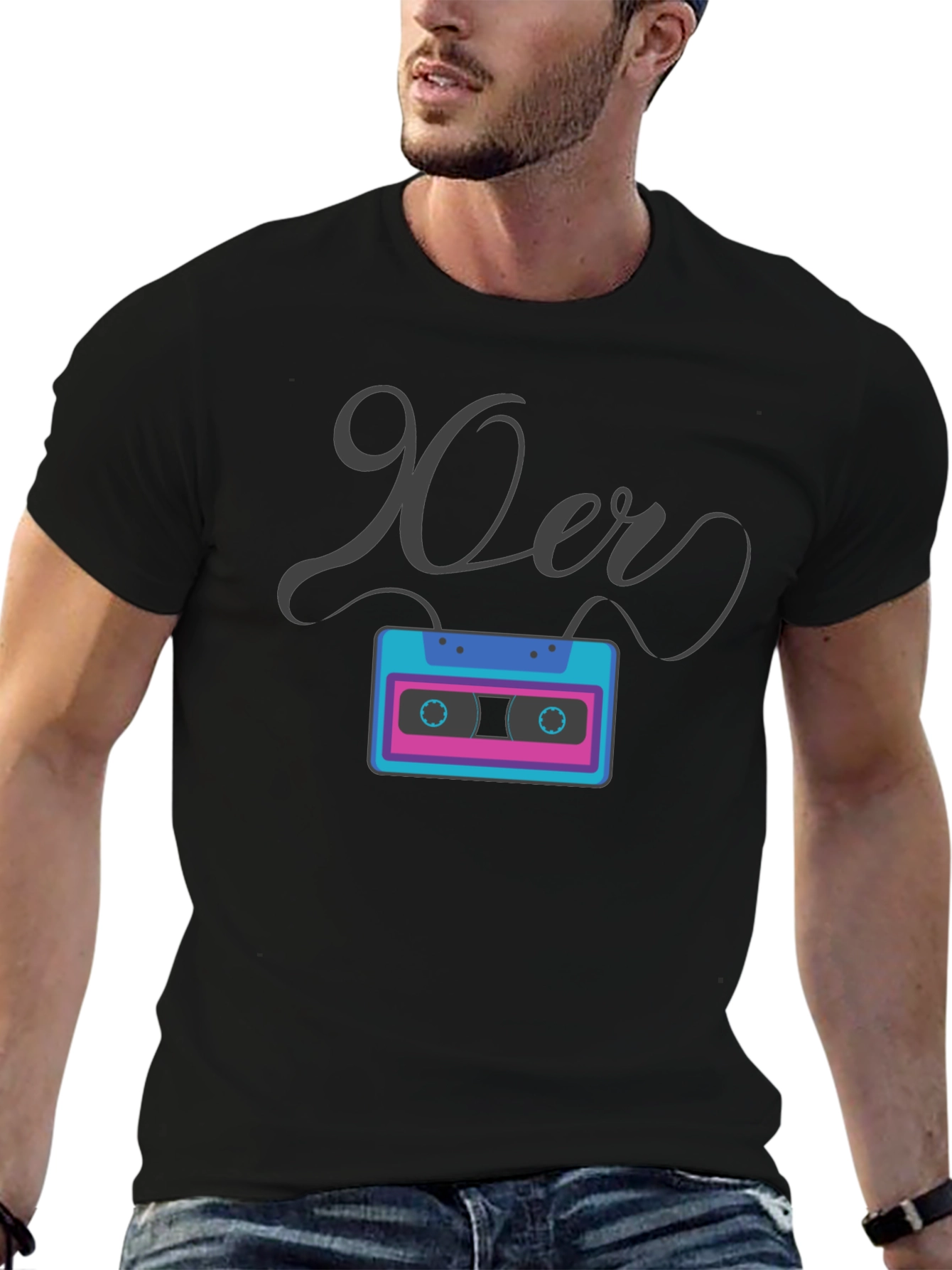 90s Cassette Tape Graphic T-Shirt