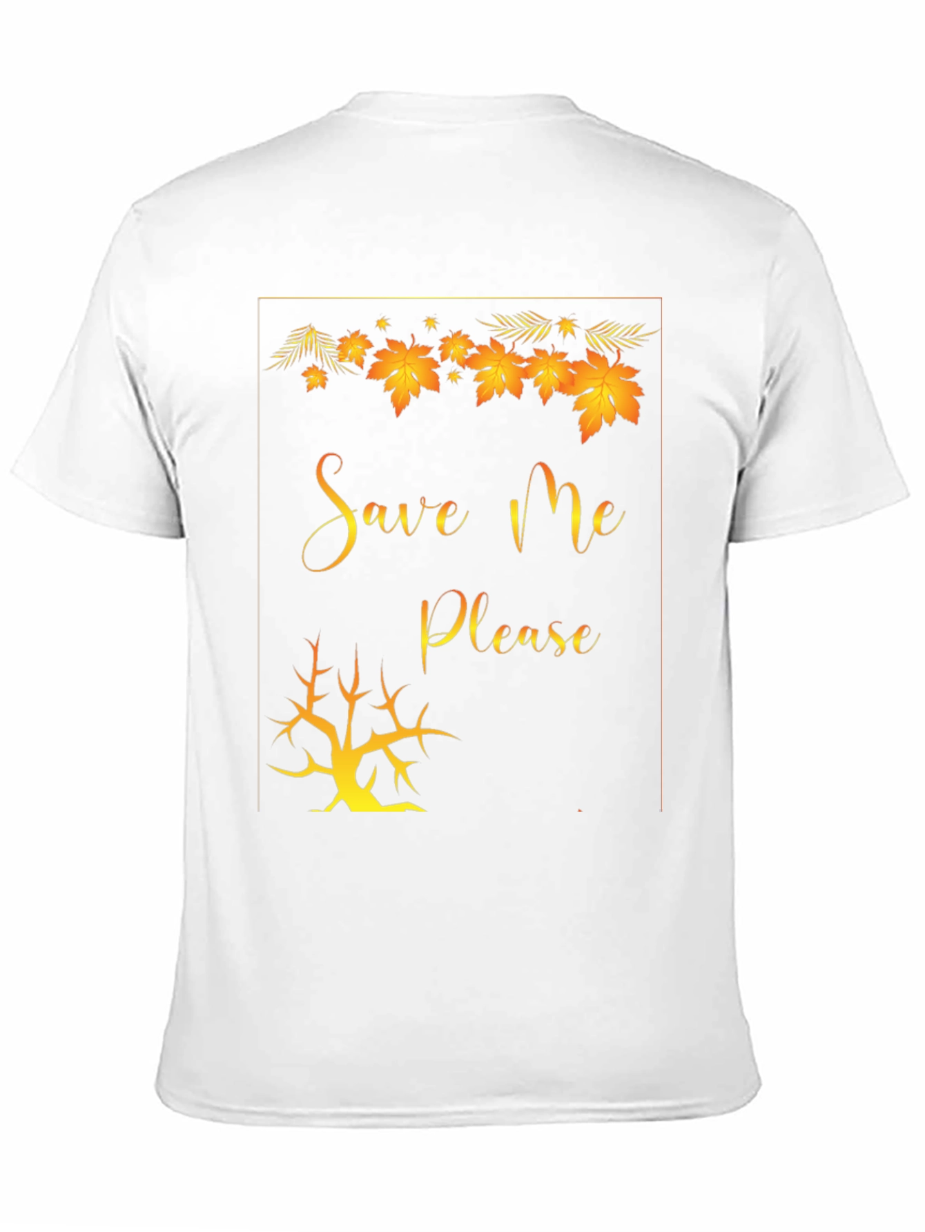 Save Me Please Graphic Tee - Black Cotton T-Shirt